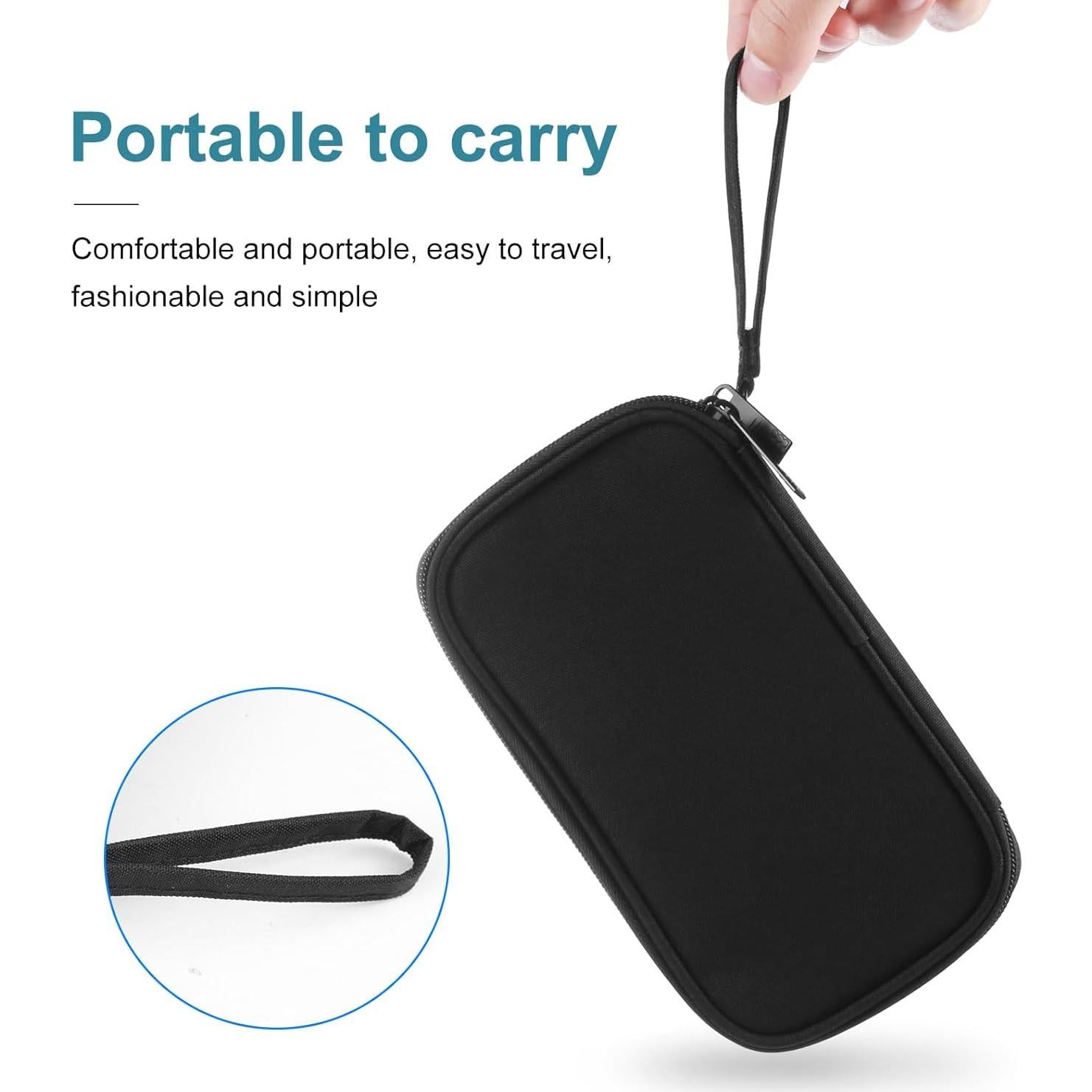 Funda Organizadora de Accesorios Electrónicos LOPURS M Doble Capa