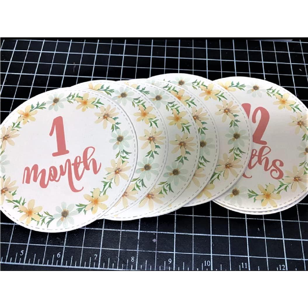 Troqueles de Corte Redondos ZbFwmx 12cm para Scrapbooking