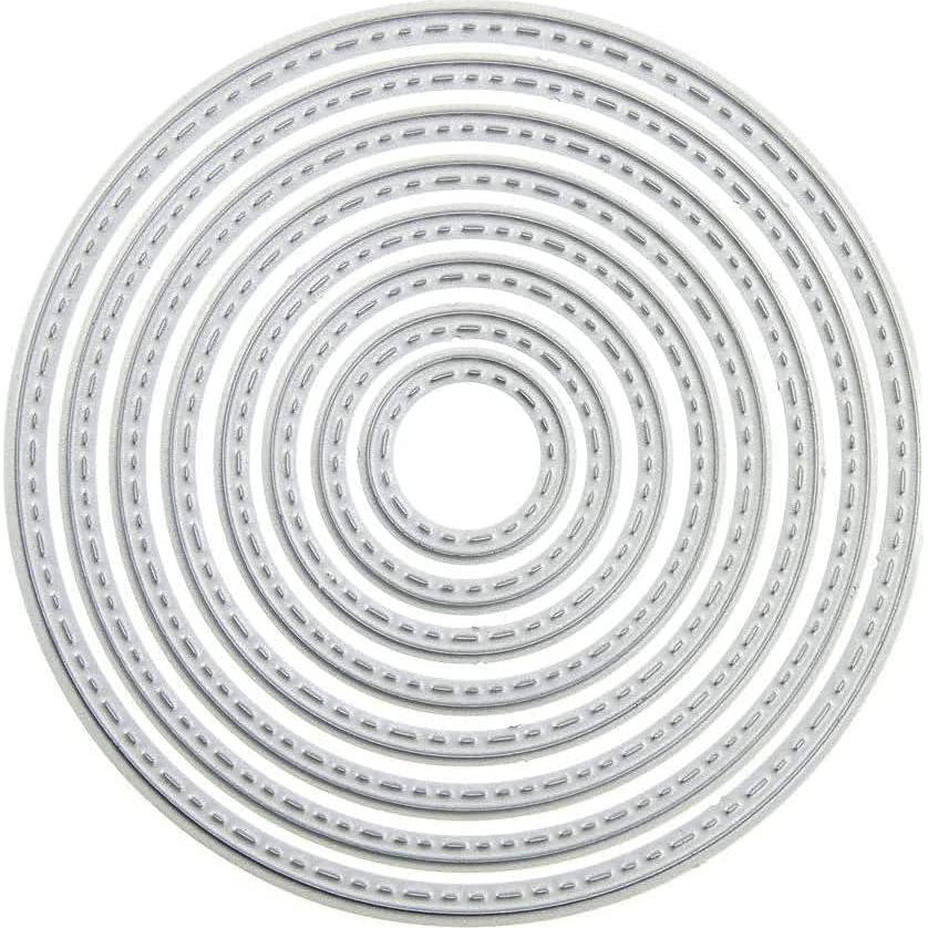 Troqueles de Corte Redondos ZbFwmx 12cm para Scrapbooking