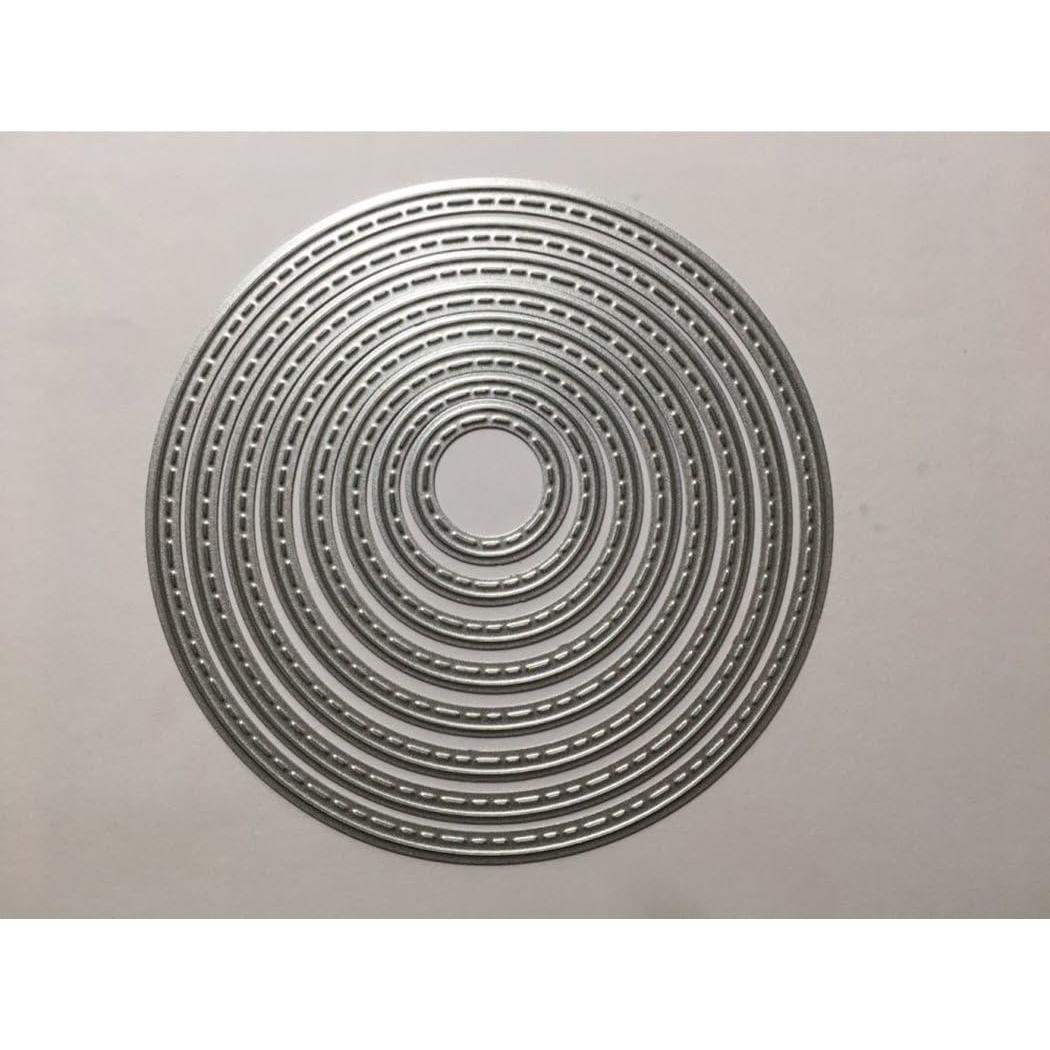 Troqueles de Corte Redondos ZbFwmx 12cm para Scrapbooking