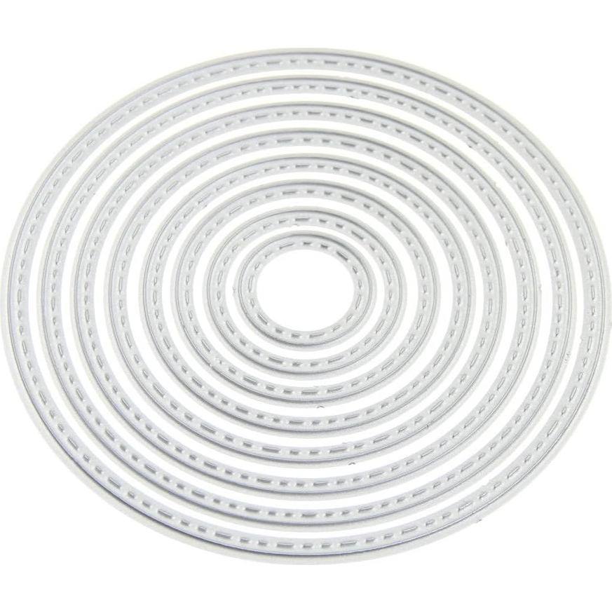 Troqueles de Corte Redondos ZbFwmx 12cm para Scrapbooking