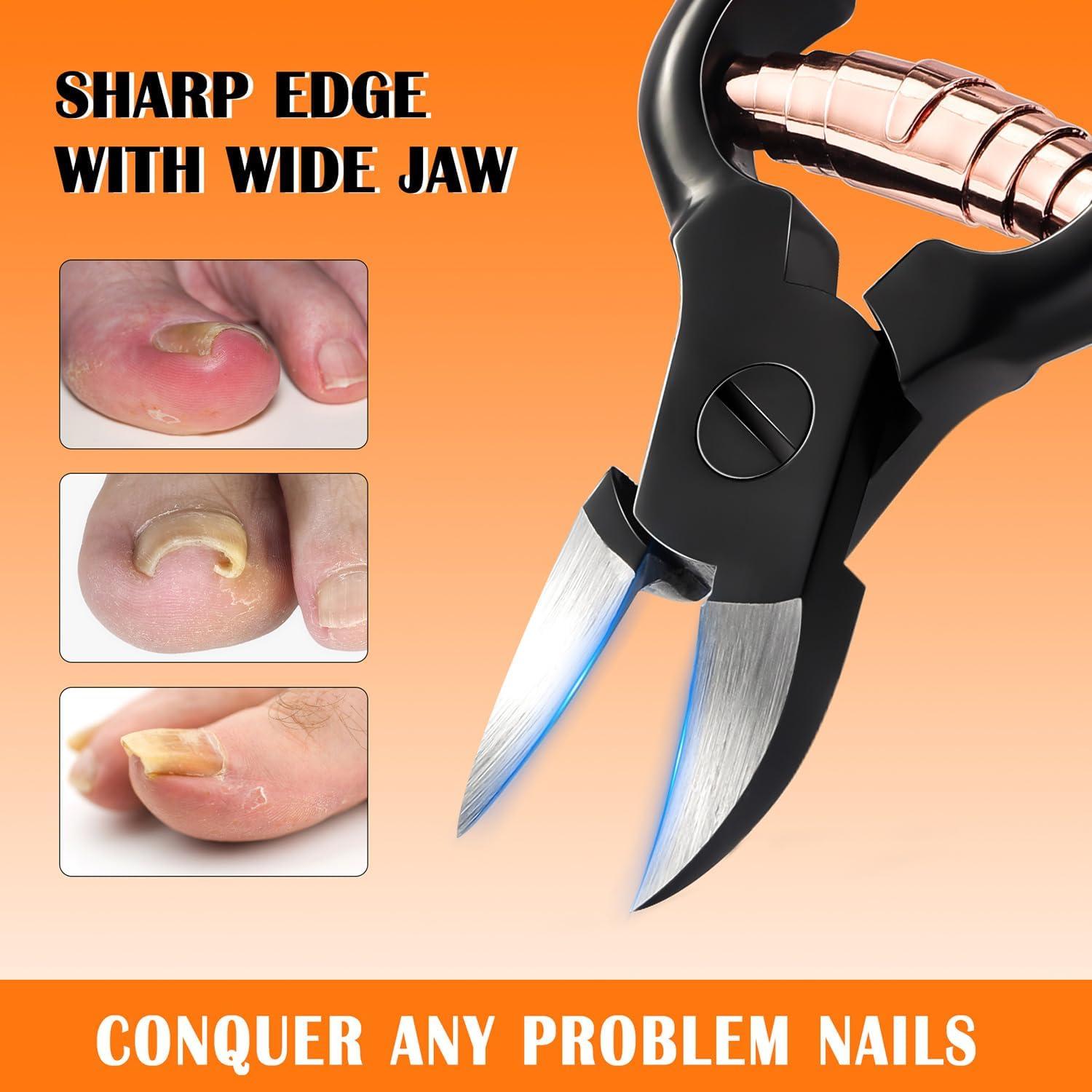 Cortauñas BEZOX de Acero Inoxidable para Uñas Encarnadas