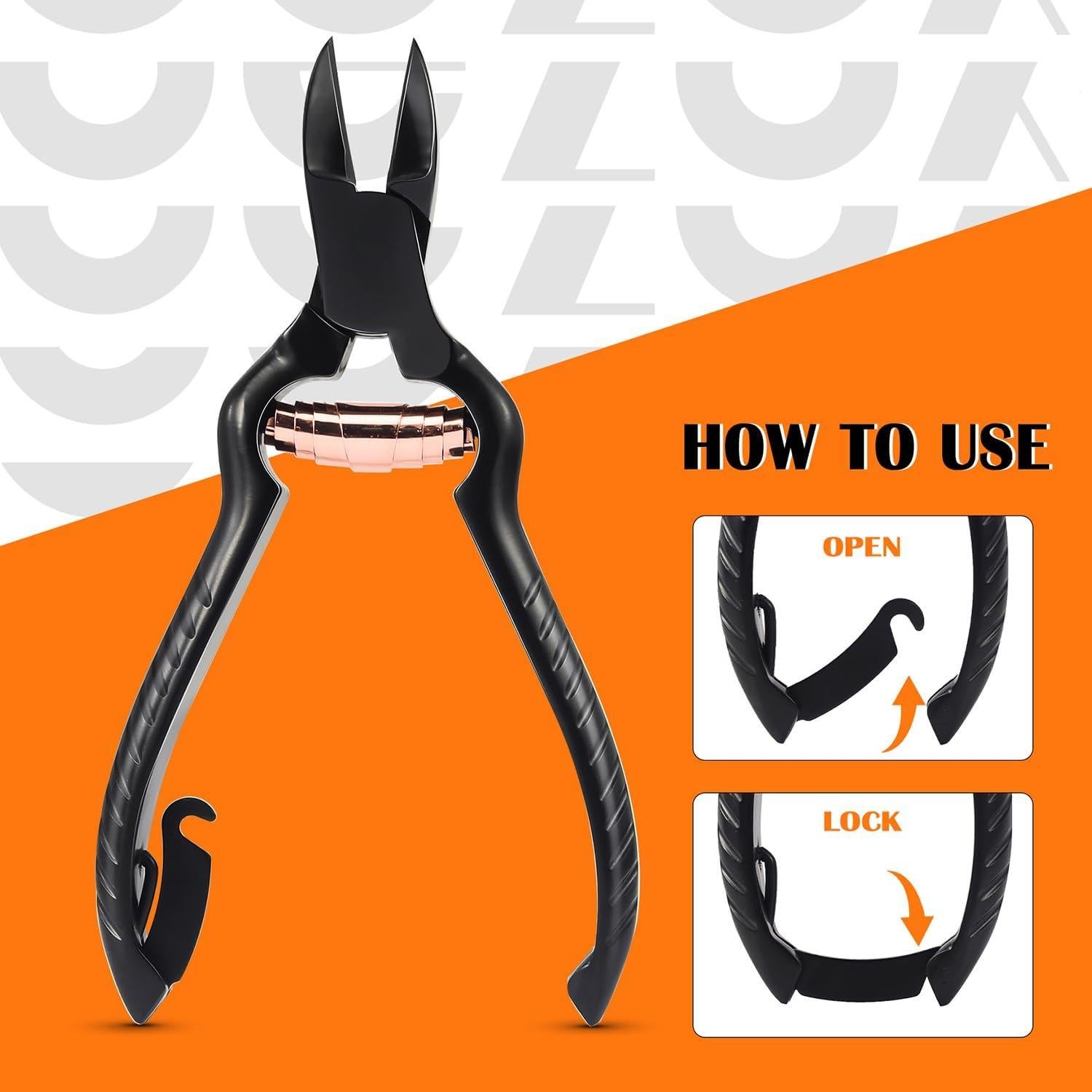 Cortauñas BEZOX de Acero Inoxidable para Uñas Encarnadas