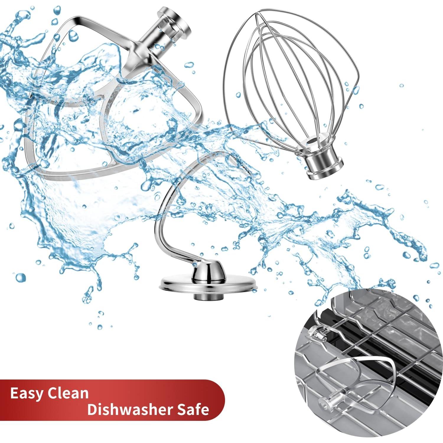 Accesorios de Mezclador KitchenAid 4.5-5QT Acero Inoxidable 3 Piezas