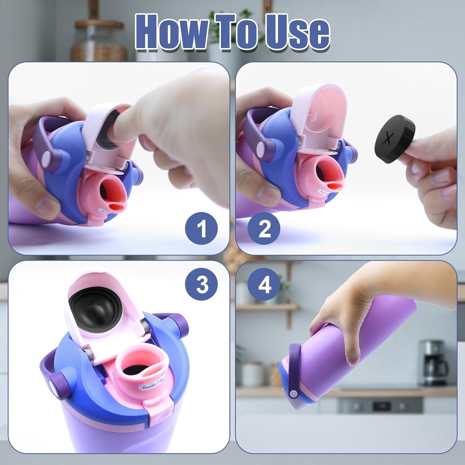 4 Tapones de Reemplazo JTJEI para Botellas Owala FreeSip 30oz 40oz