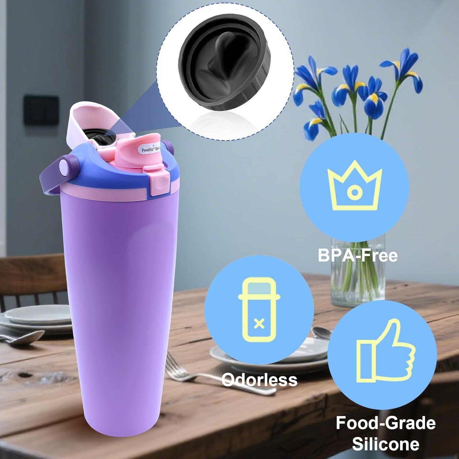 4 Tapones de Reemplazo JTJEI para Botellas Owala FreeSip 30oz 40oz