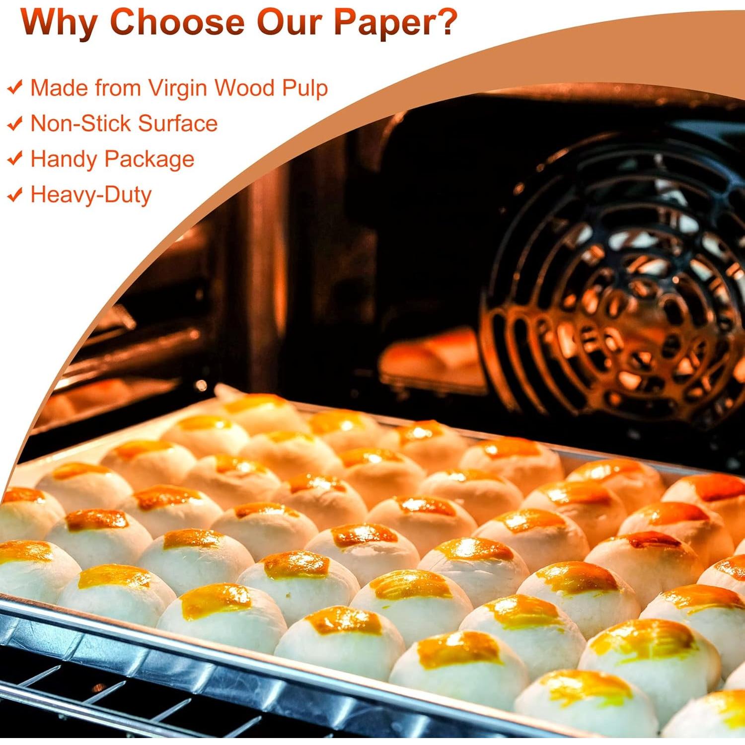 200 Hojas de Papel Pergamino HOFHTD 30.48x40.64cm Anti-adherente