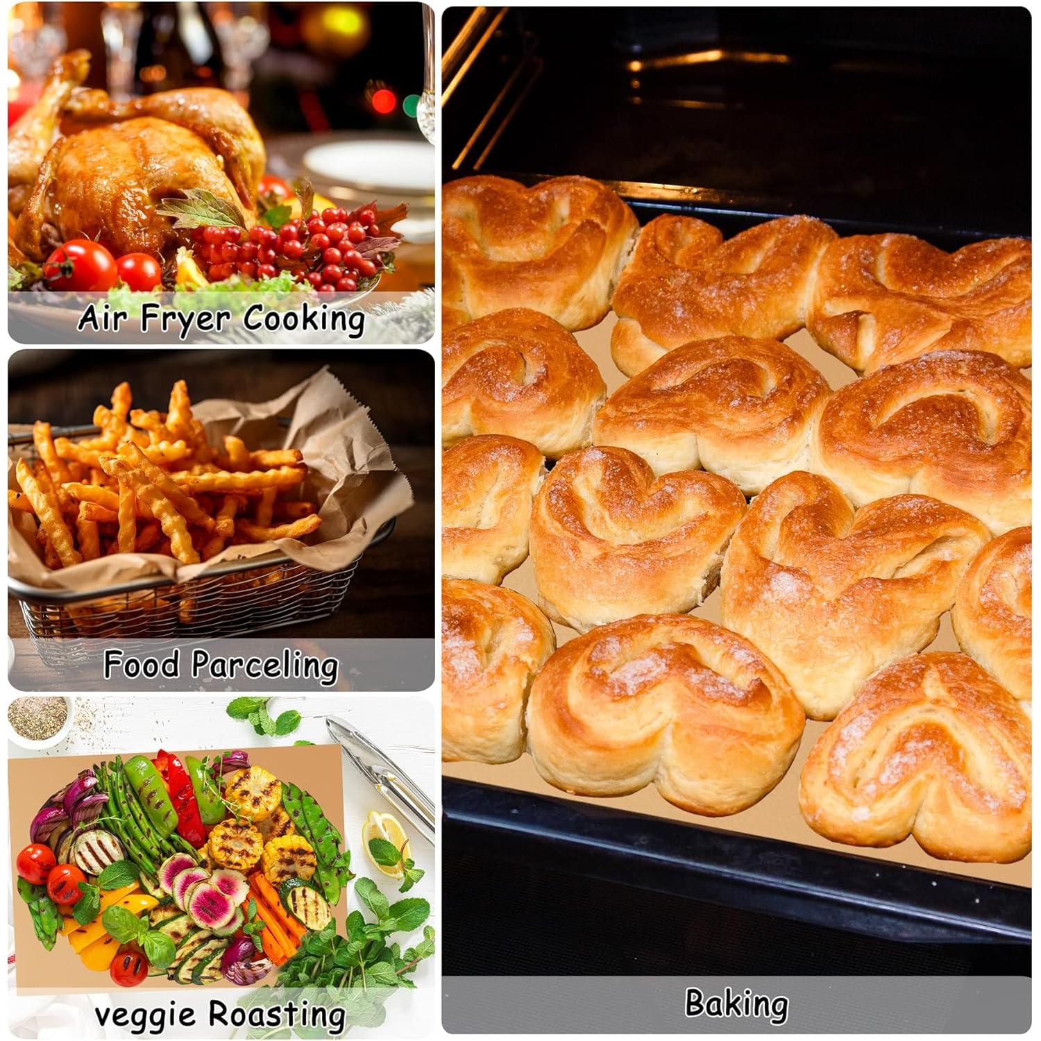 200 Hojas de Papel Pergamino HOFHTD 30.48x40.64cm Anti-adherente