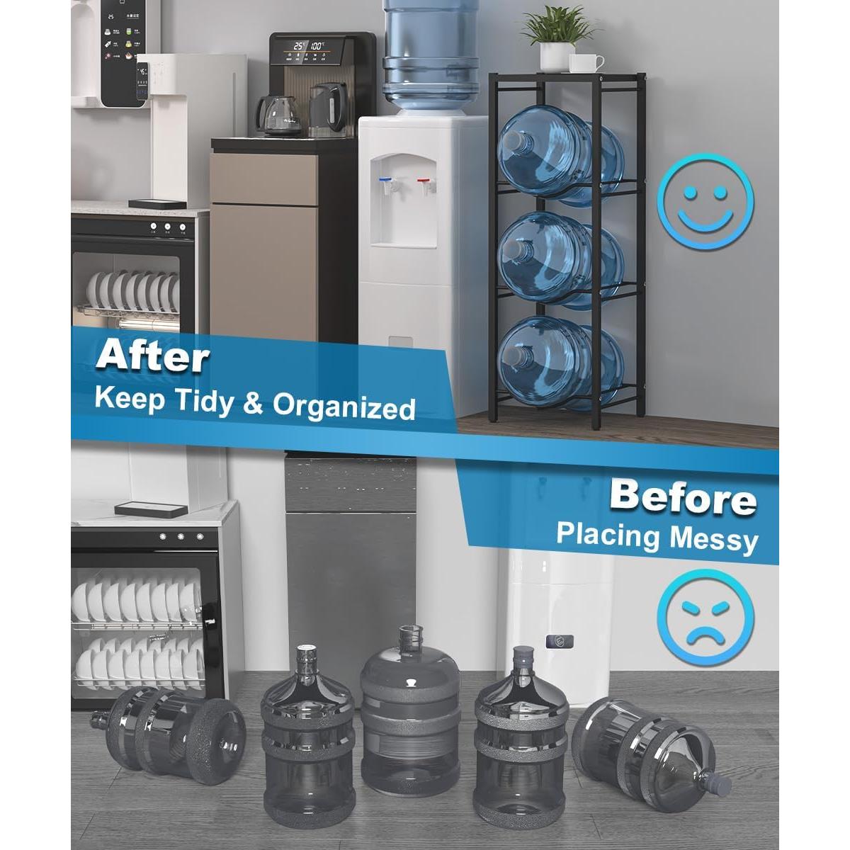 Soporte para Jarras de Agua Mocomax 4 Niveles Negro