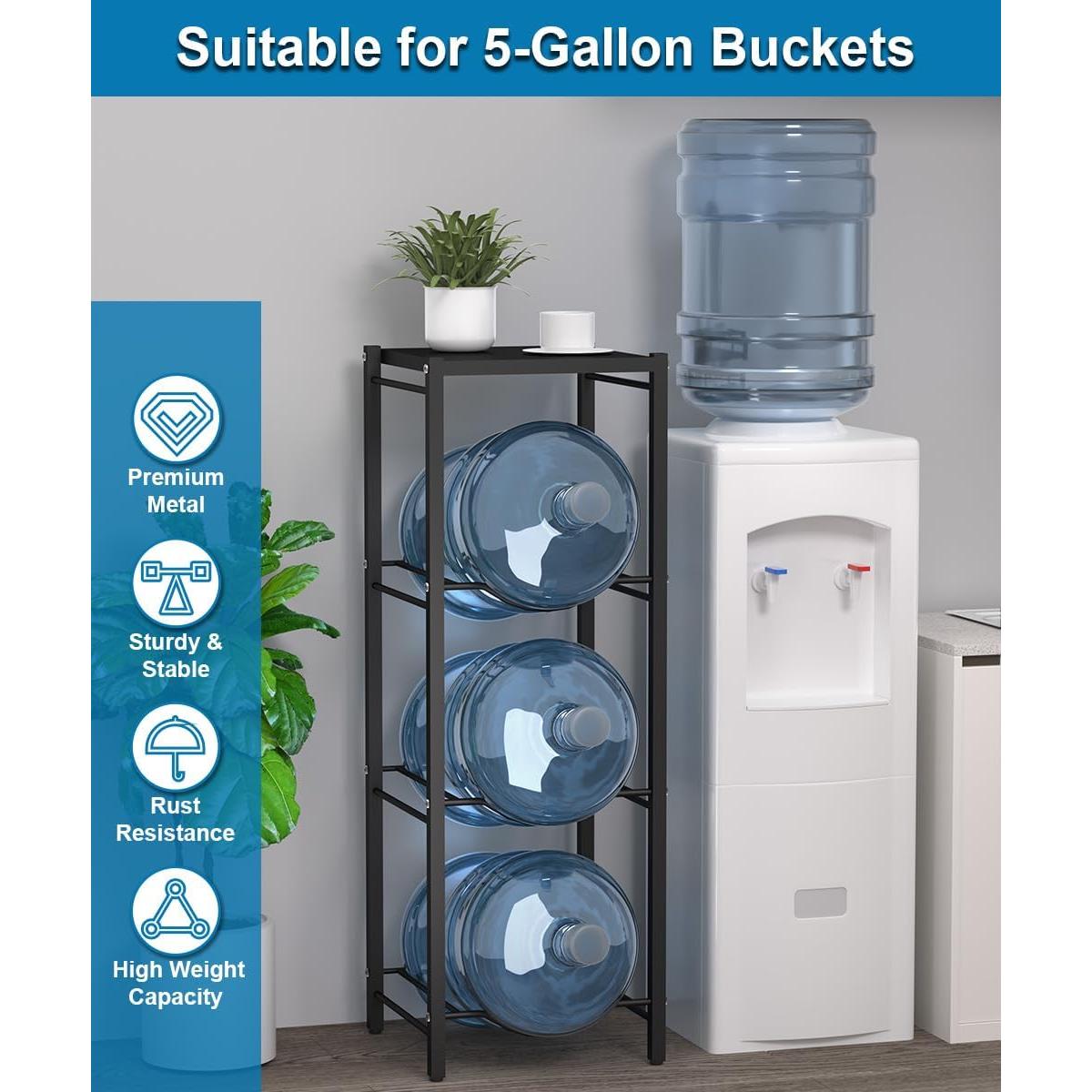 Soporte para Jarras de Agua Mocomax 4 Niveles Negro