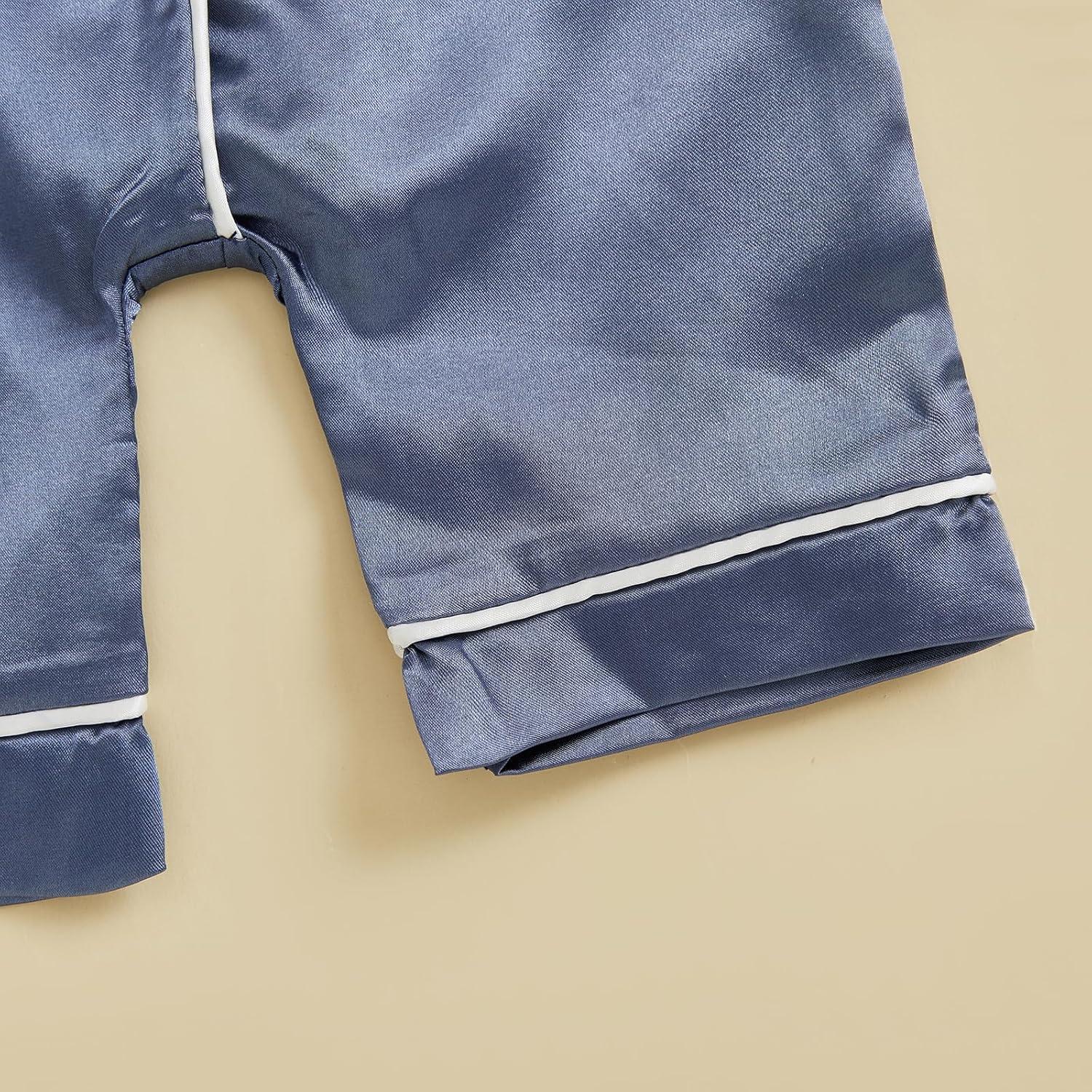 Pijama de Seda Satinada Kuriozud para Niños 0-24 Meses