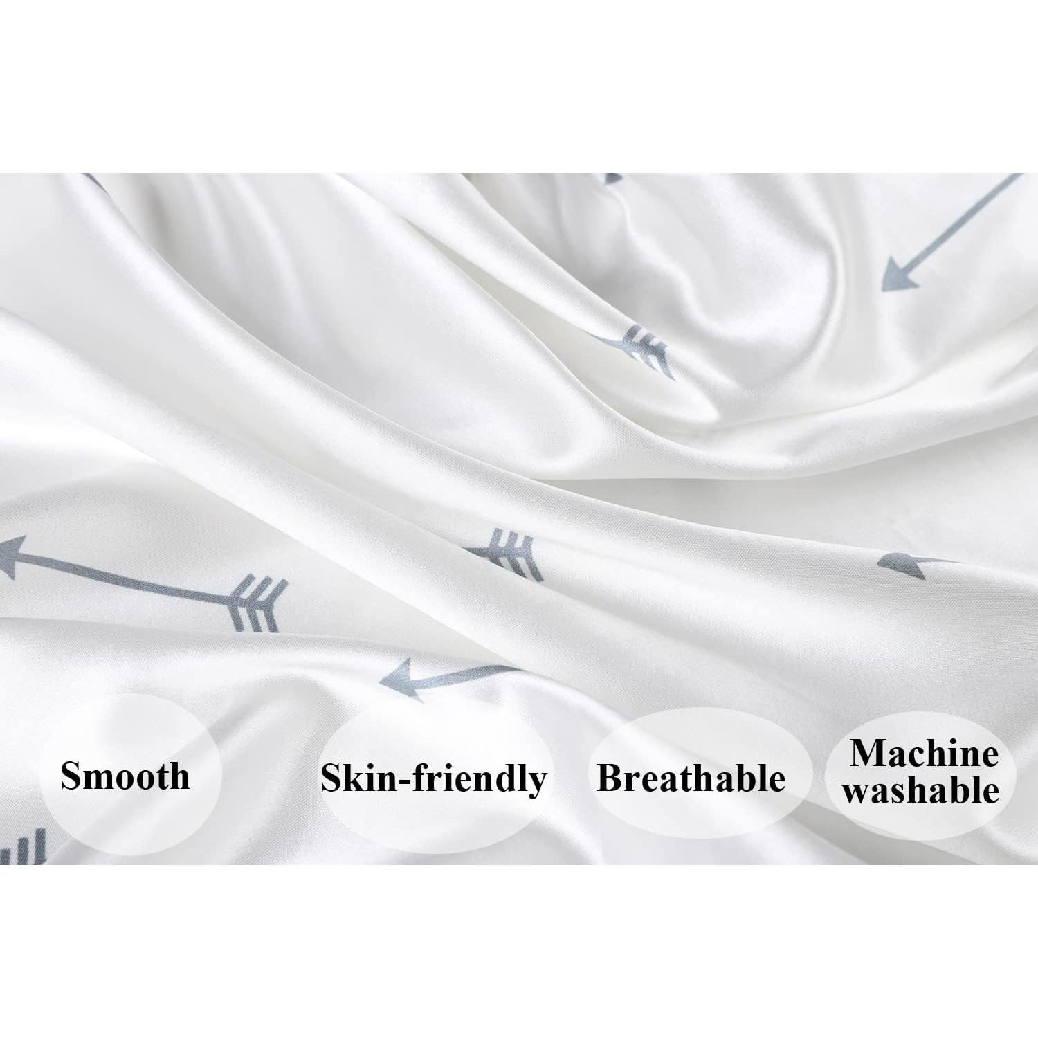 Juego de Sábanas para Cuna 2 Piezas Tcmyyund Satinado 43x81 cm