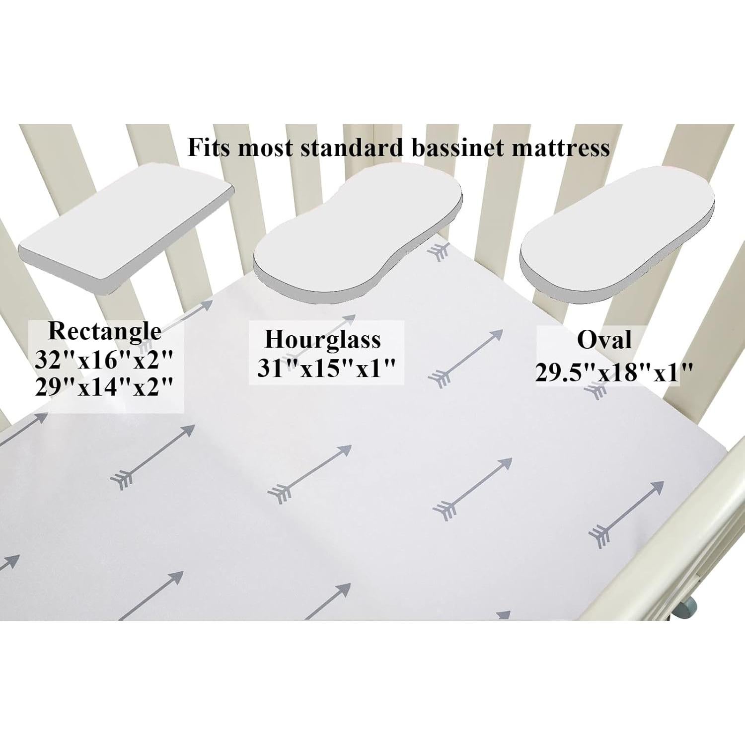 Juego de Sábanas para Cuna 2 Piezas Tcmyyund Satinado 43x81 cm