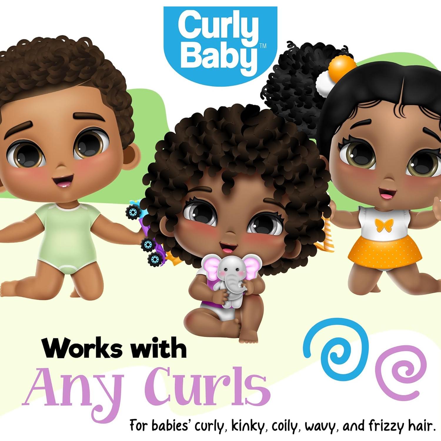 Champú Rizado CurlyBaby 280g - Hipoalergénico Sin Fragancia