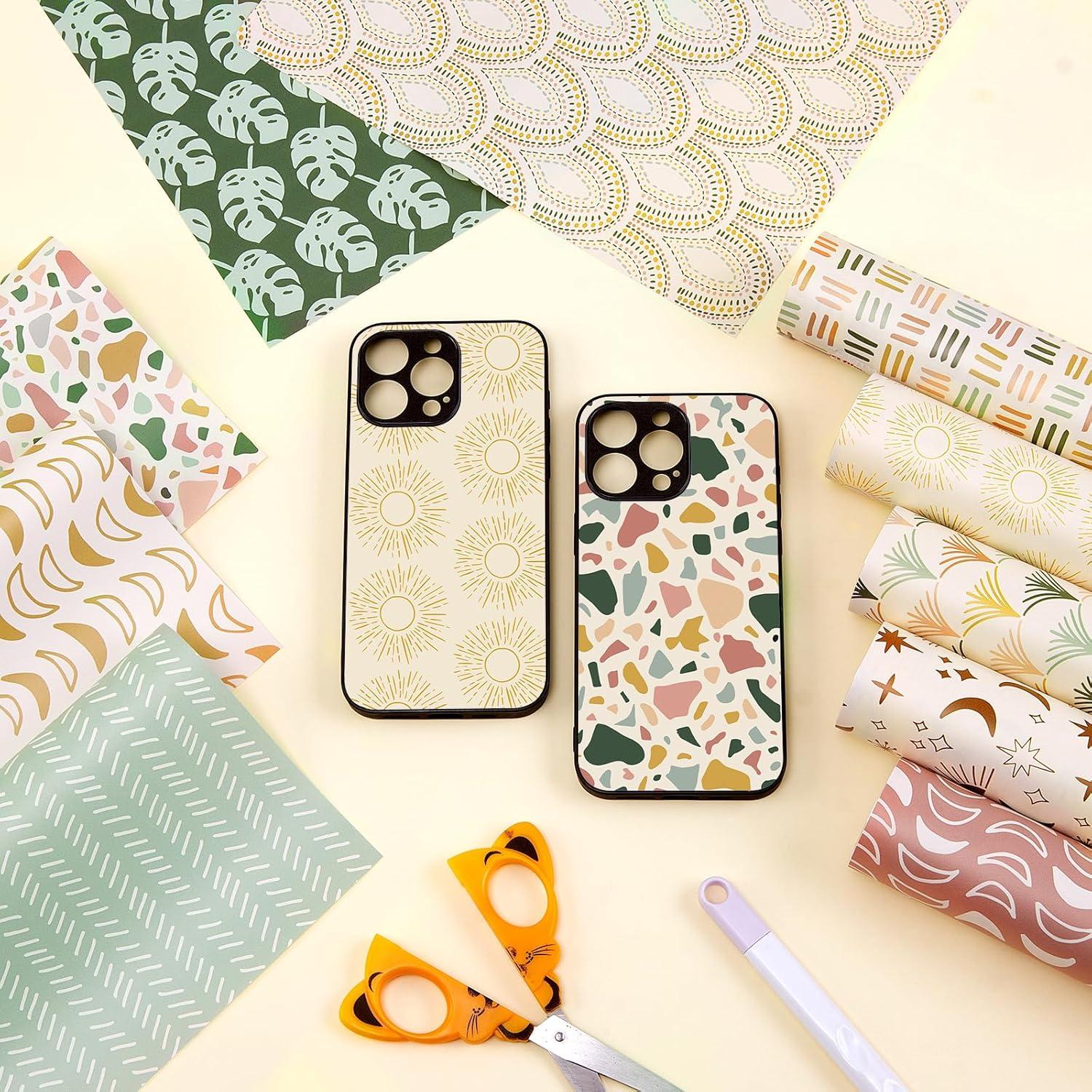 Vinilo Adhesivo Permanente Boho Tintnut 10 Hojas 30.48x25.4cm