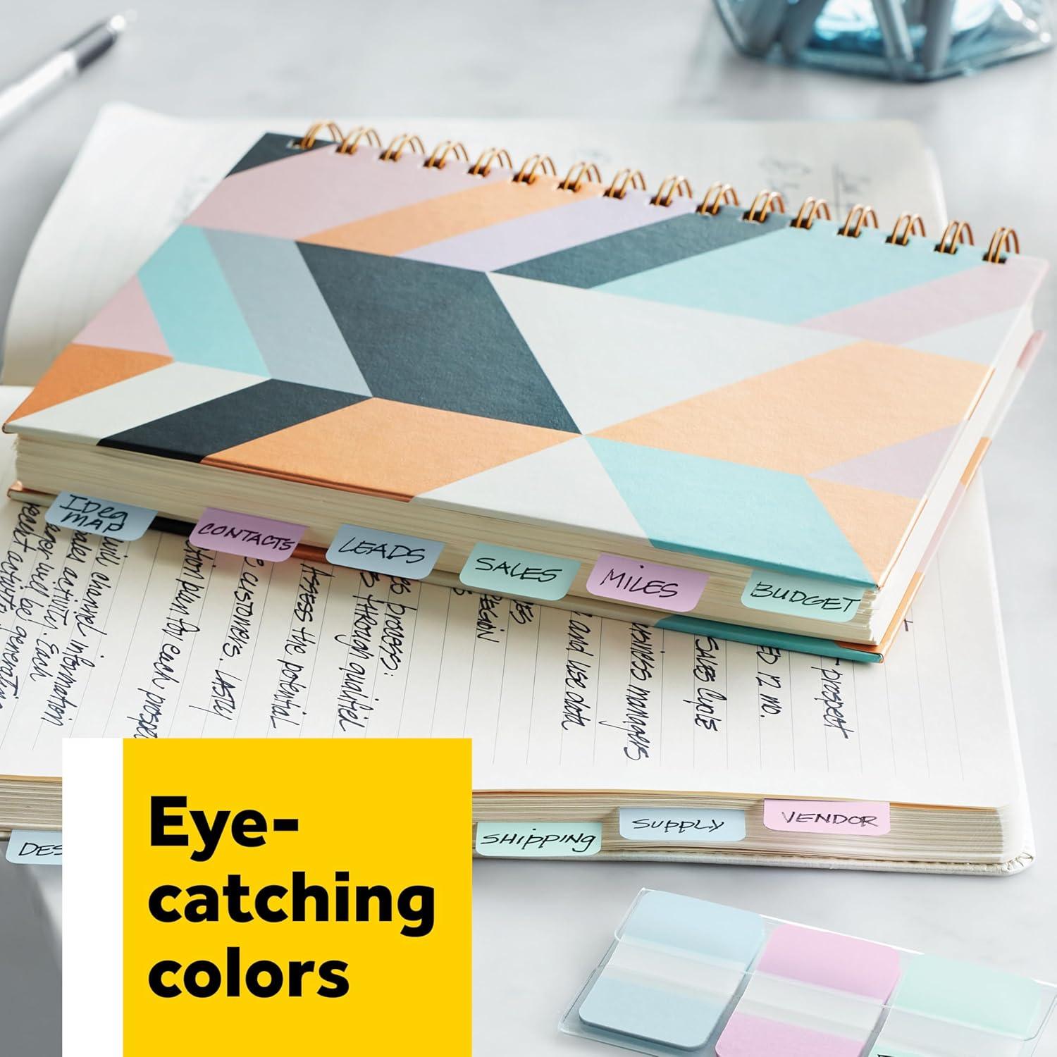 Pestañas Post-it 686L-GBR, 66 Pestañas, Verde, Azul, Rojo