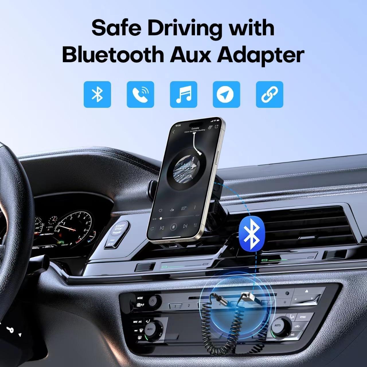 Adaptador Bluetooth 5.3 GLOBELEC USB a 3.5mm con Micrófono