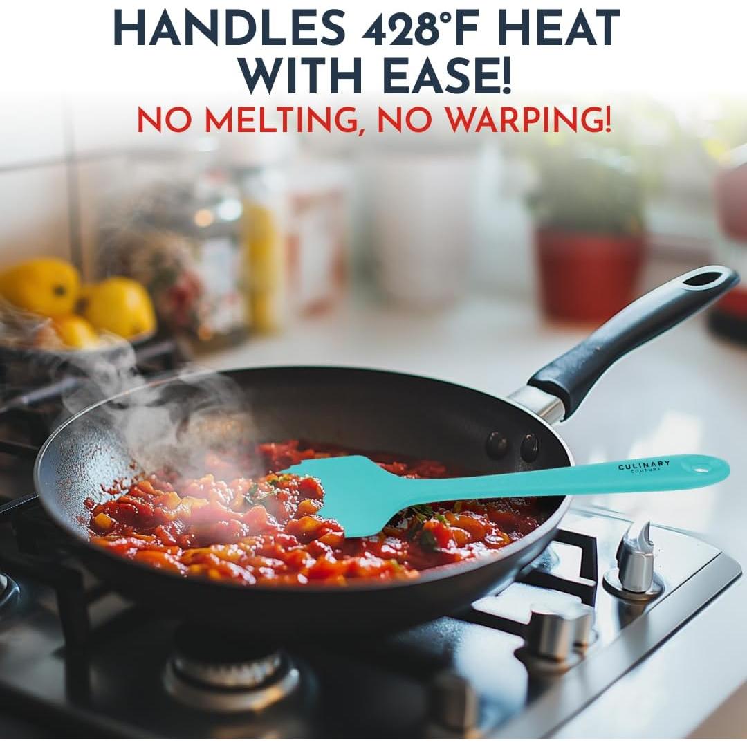 Juego de Espátulas de Silicona Culinary Couture 4 Piezas