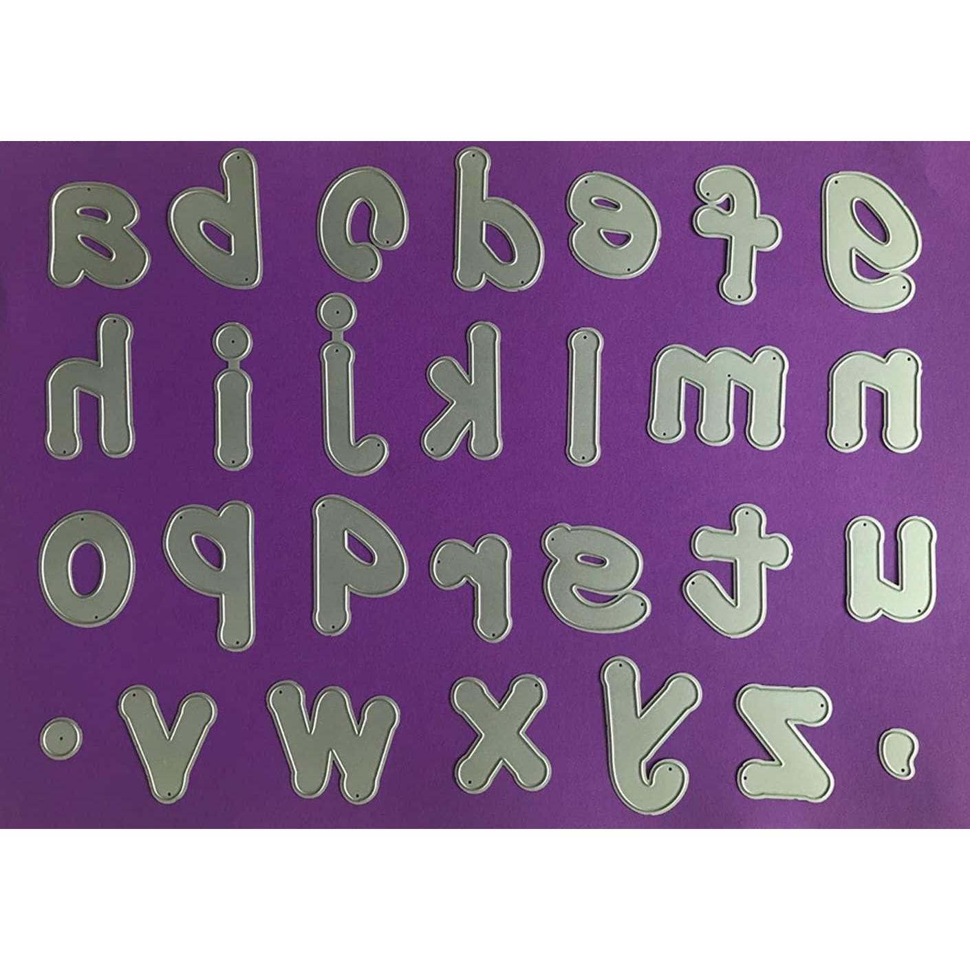 Troqueles de Alfabeto AHOMASH 50mm para Scrapbooking DIY