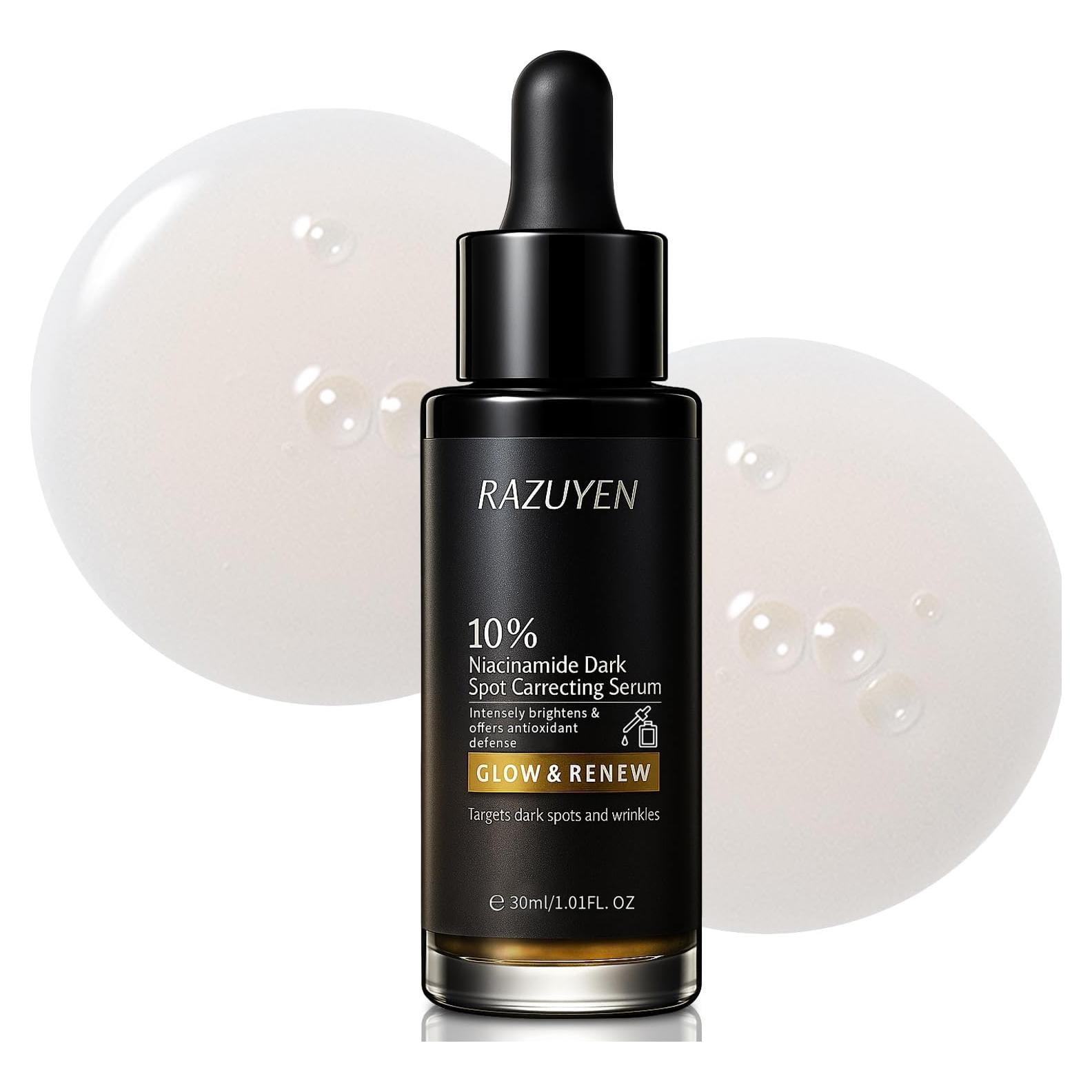 10% Niacinamide Serum, Panthenol, Arbutin Face Serum to Help Improve Uneven Skin Tone and Soothing Skin, Hydrating Serum for Radiant Skin, 30 ml