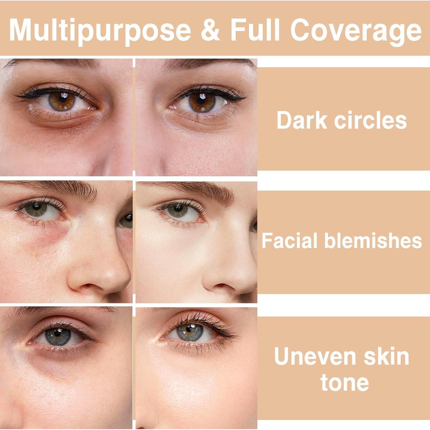 Corrector de Ojeras PERVALA #01 Chantill Cobertura Completa