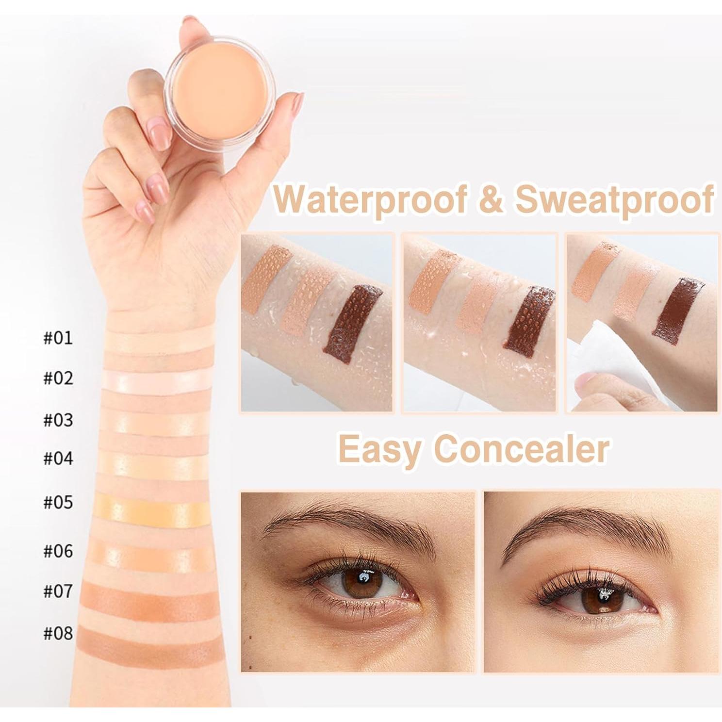 Corrector de Ojeras PERVALA #01 Chantill Cobertura Completa