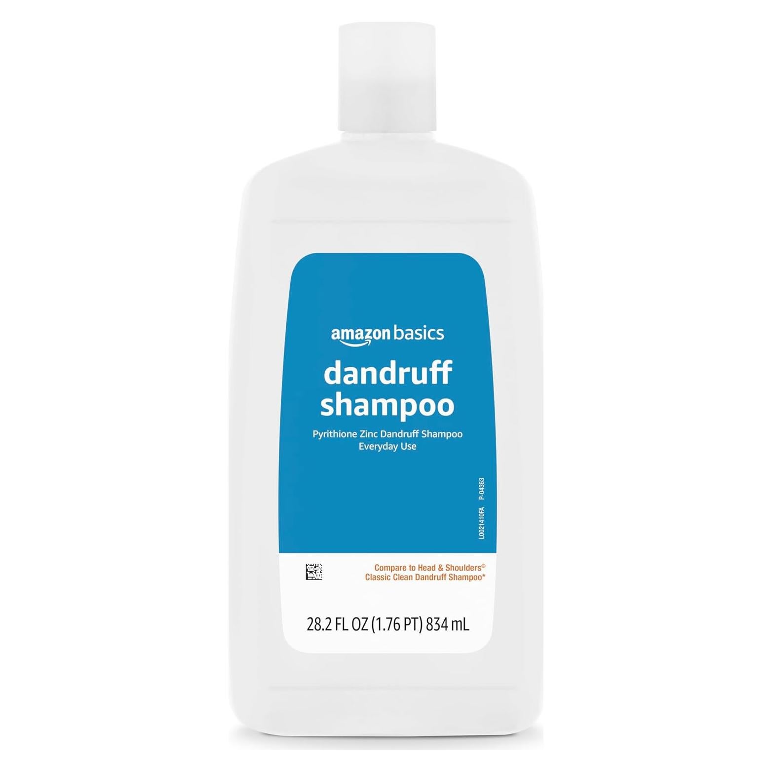 Champú Anticaspa Amazon Basics 0.83L para Cabello Normal a Graso