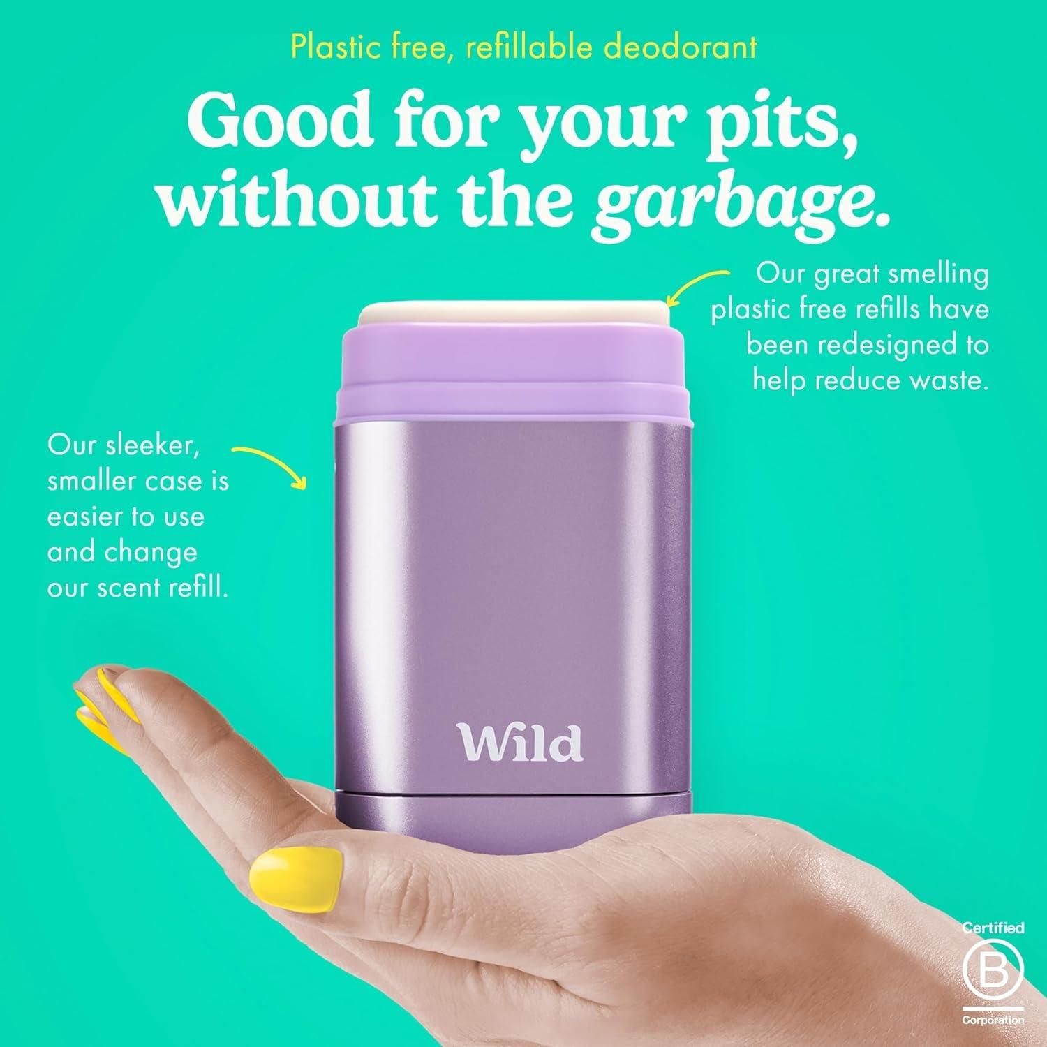 Desodorante Recargable Wild 40g Miel y Flor de Cactus - Vegano