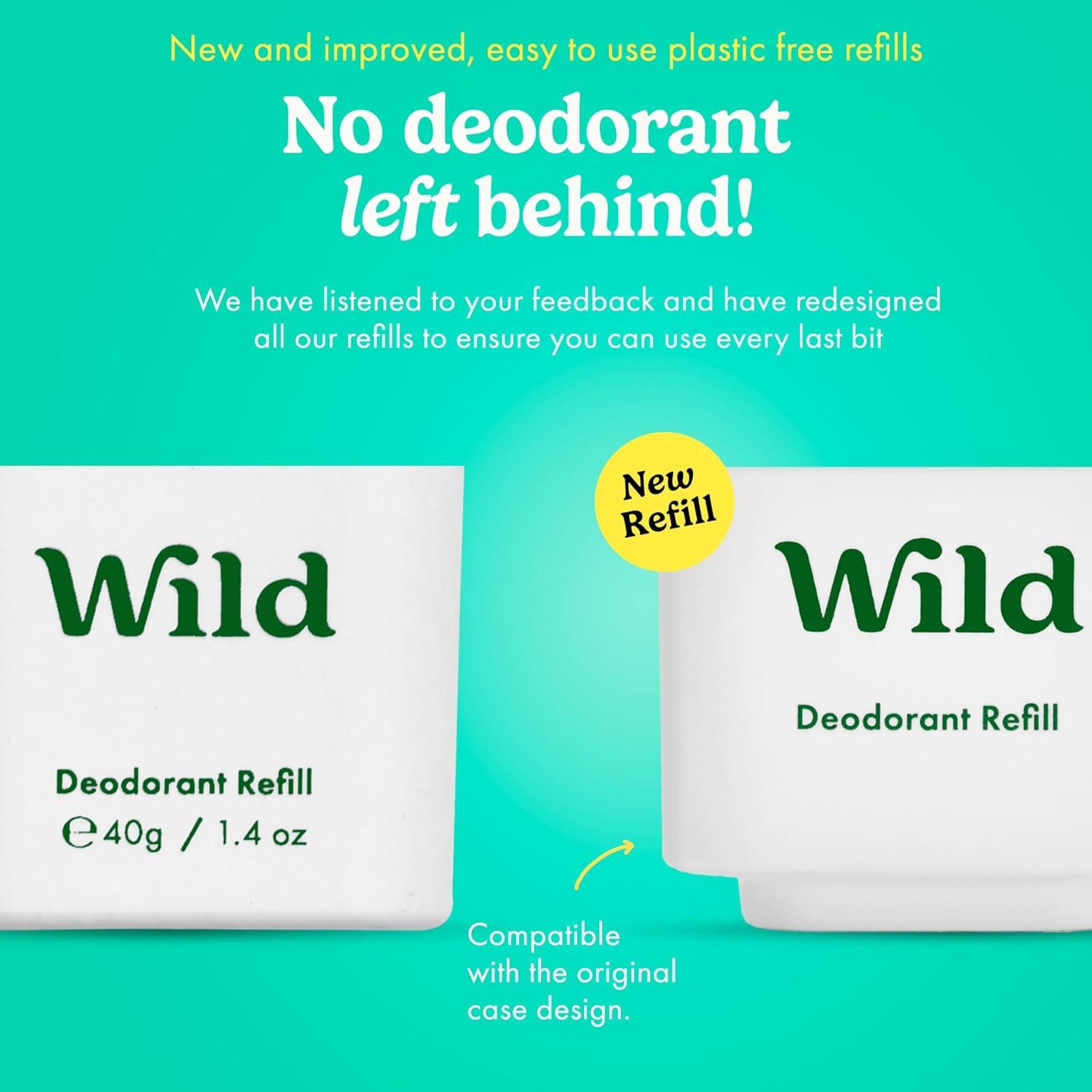 Desodorante Recargable Wild 40g Miel y Flor de Cactus - Vegano
