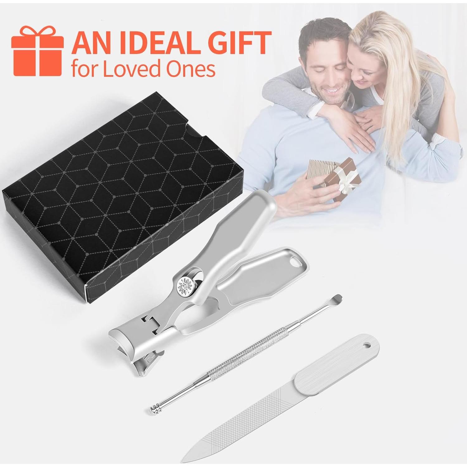 Juego de Cortauñas Kelongn para Uñas Gruesas - Mango Largo