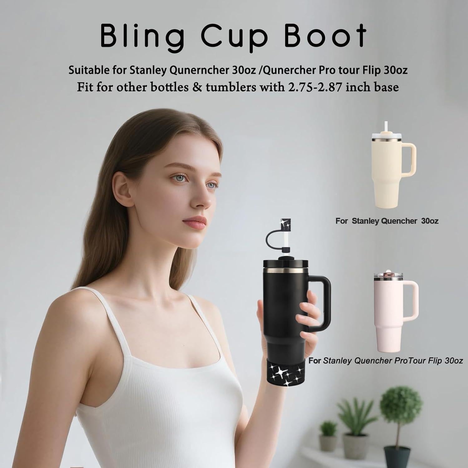 Juego de Accesorios Stanley 30oz 3tyto con Rhinestones Negro