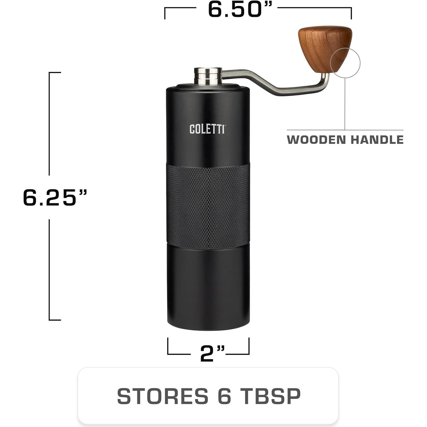 Molinillo de Café Manual COLETTI Crag - Viaje y Camping
