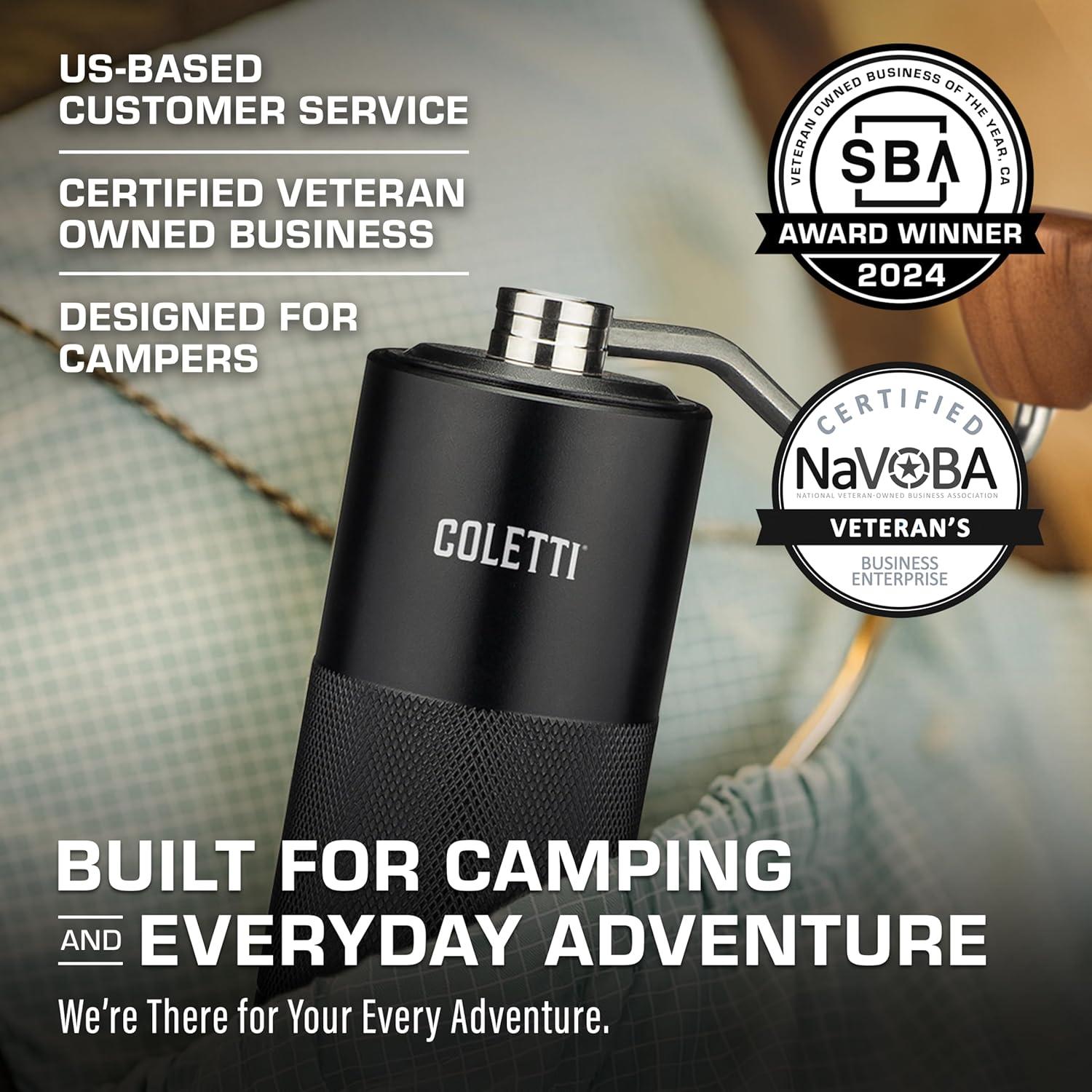 Molinillo de Café Manual COLETTI Crag - Viaje y Camping