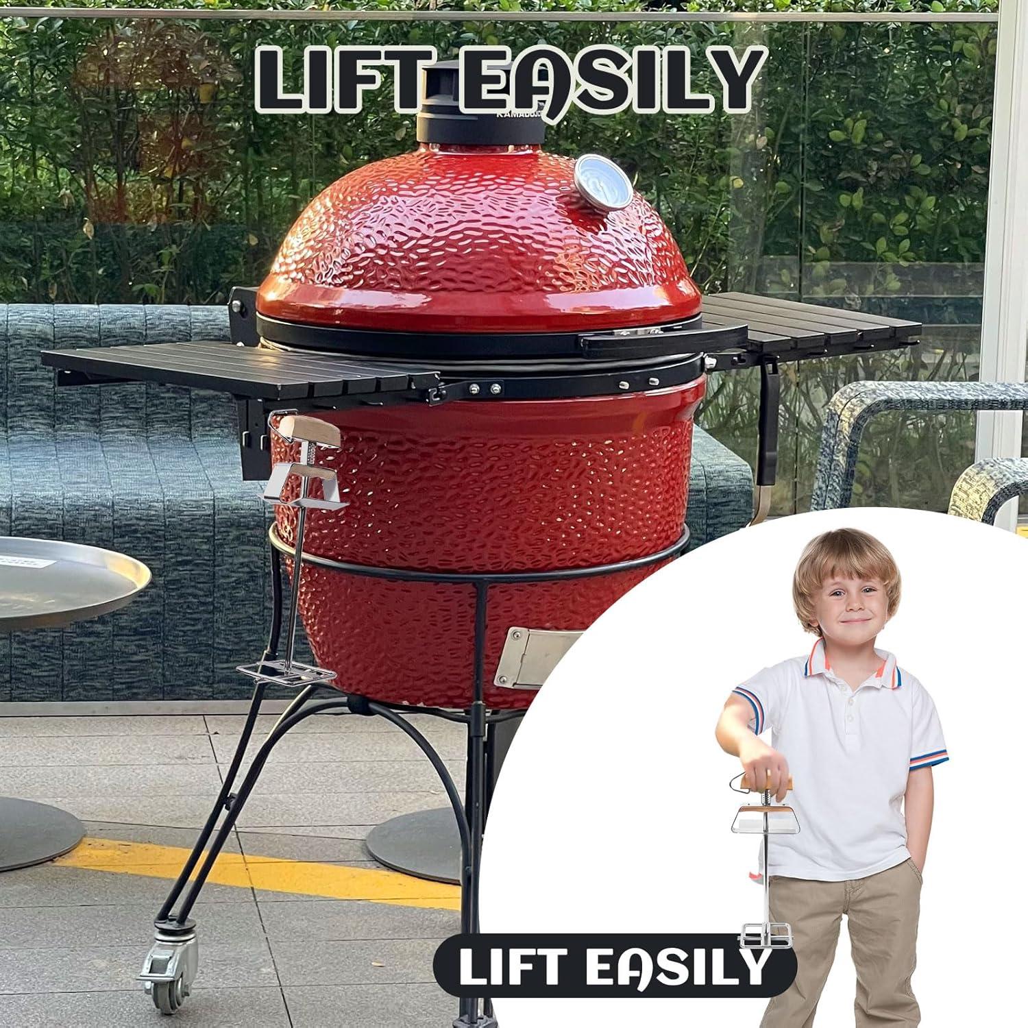 Elevador de Parrilla Acero Inoxidable Fireloop 32.92 cm