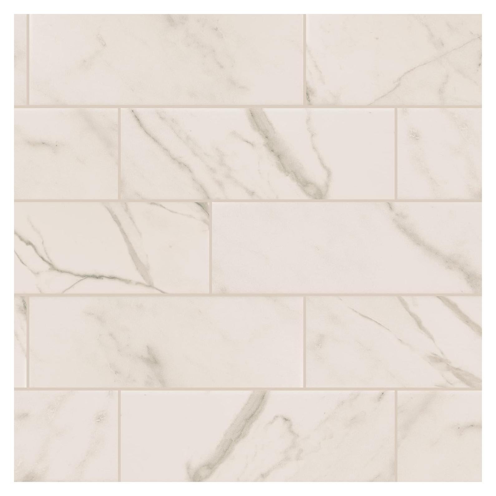 Azulejo Cerámico Daltile Costar 30.48x10.16 cm Calacatta Empire