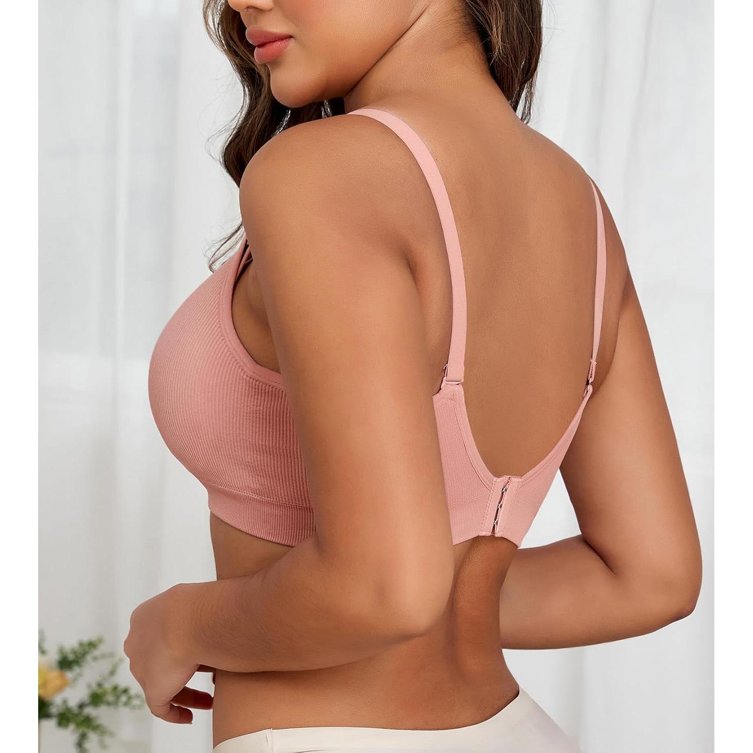 Sujetador de Lactancia Sin Costuras Suekaphin XL con Almohadillas