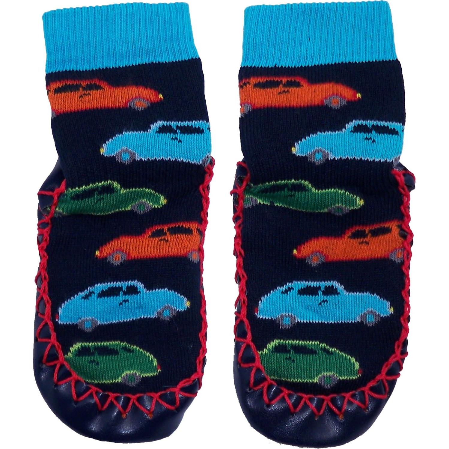 Mocasines Antideslizantes Nowali para Niños 4-5 Años Azul Marino