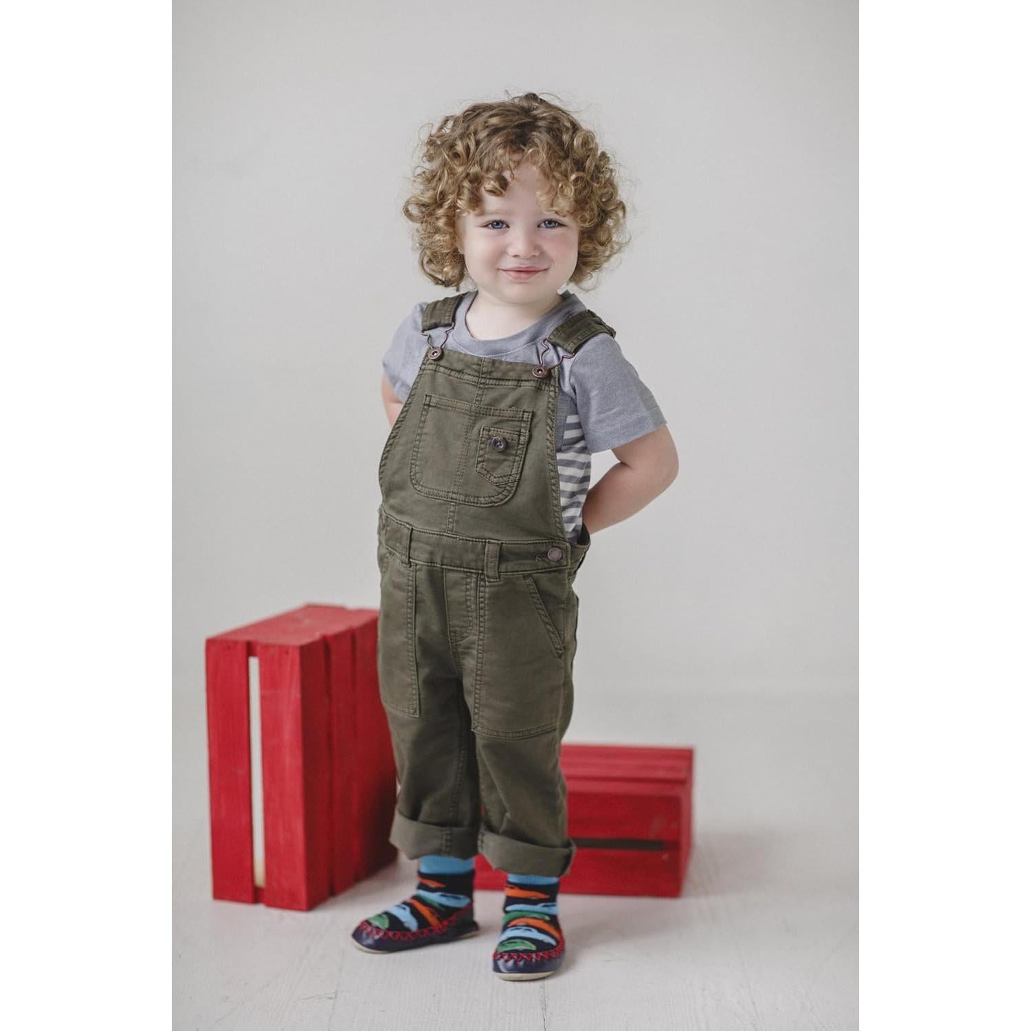 Mocasines Antideslizantes Nowali para Niños 4-5 Años Azul Marino