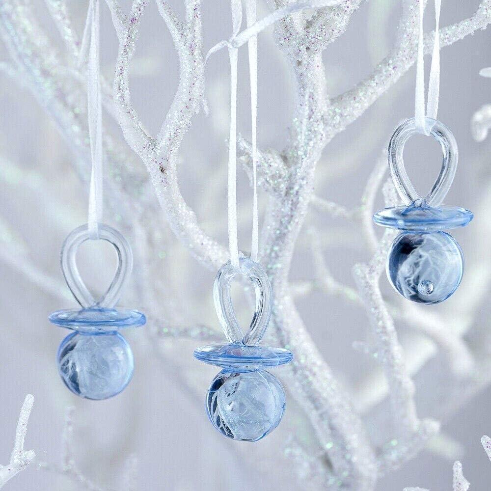 Chupetes Acrílicos Azules Adorox 36 Piezas 6.35 cm