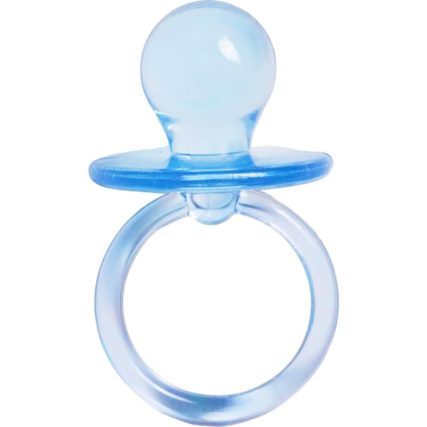 Chupetes Acrílicos Azules Adorox 36 Piezas 6.35 cm