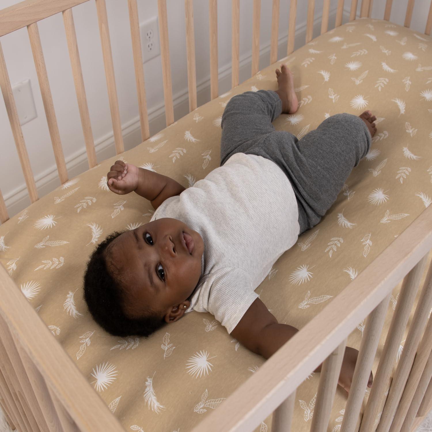 Juego de Sábanas Ajustadas Cuna 4 Piezas The Peanutshell Safari