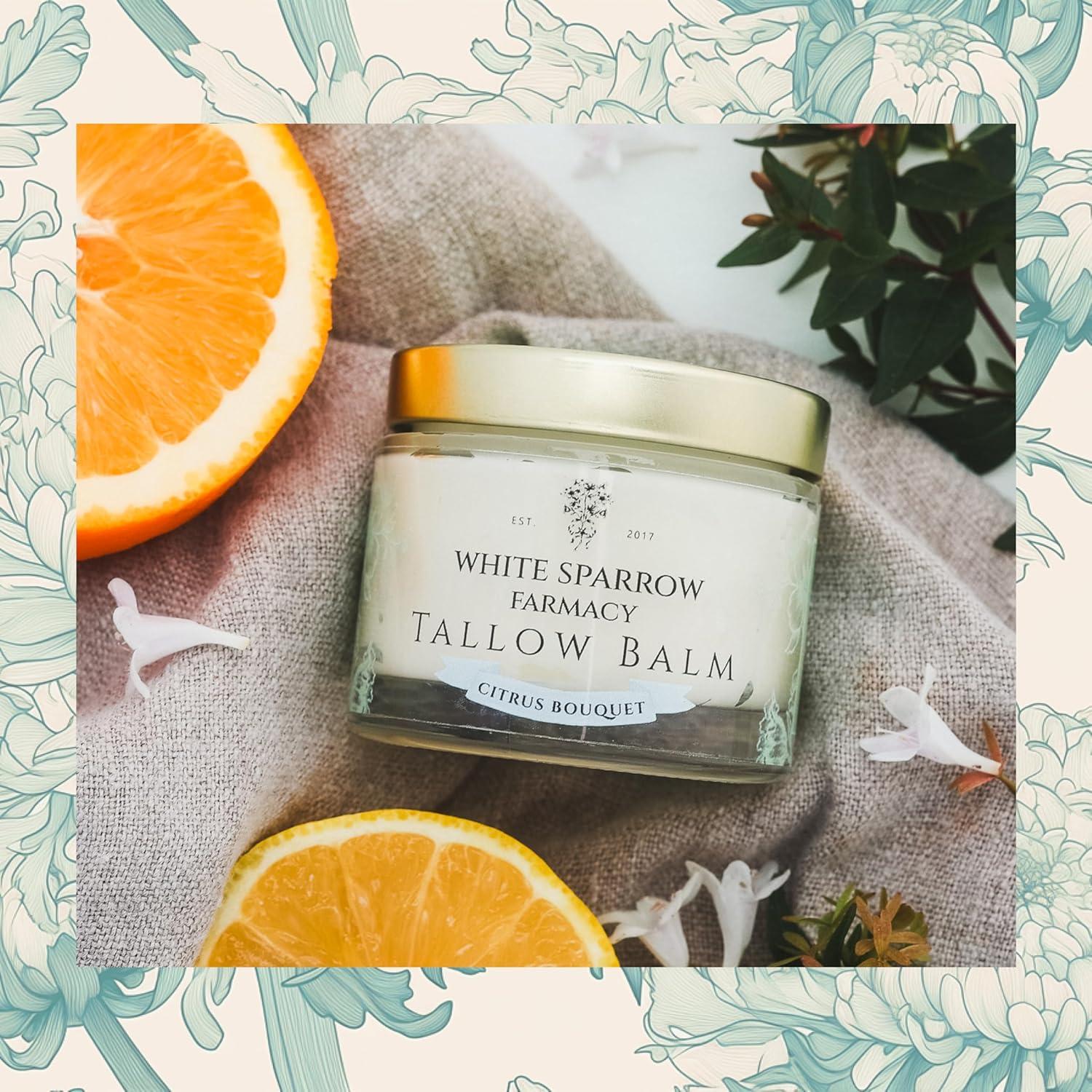 Bálsamo de Sebo Orgánico White Sparrow - Ramo de Cítricos 56.7g