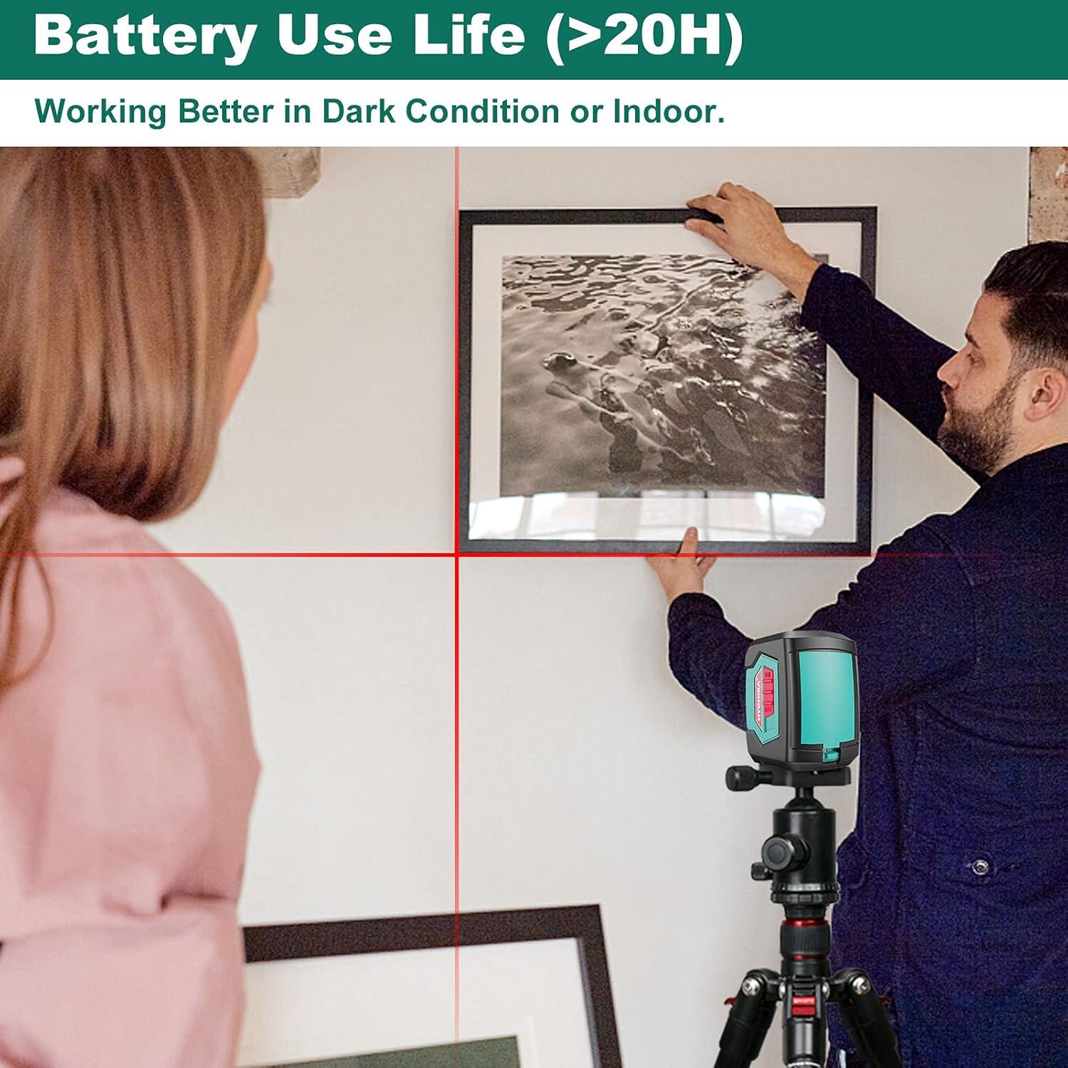 Nivel Láser HYCHIKA 50 Pies Autonivelante Rojo