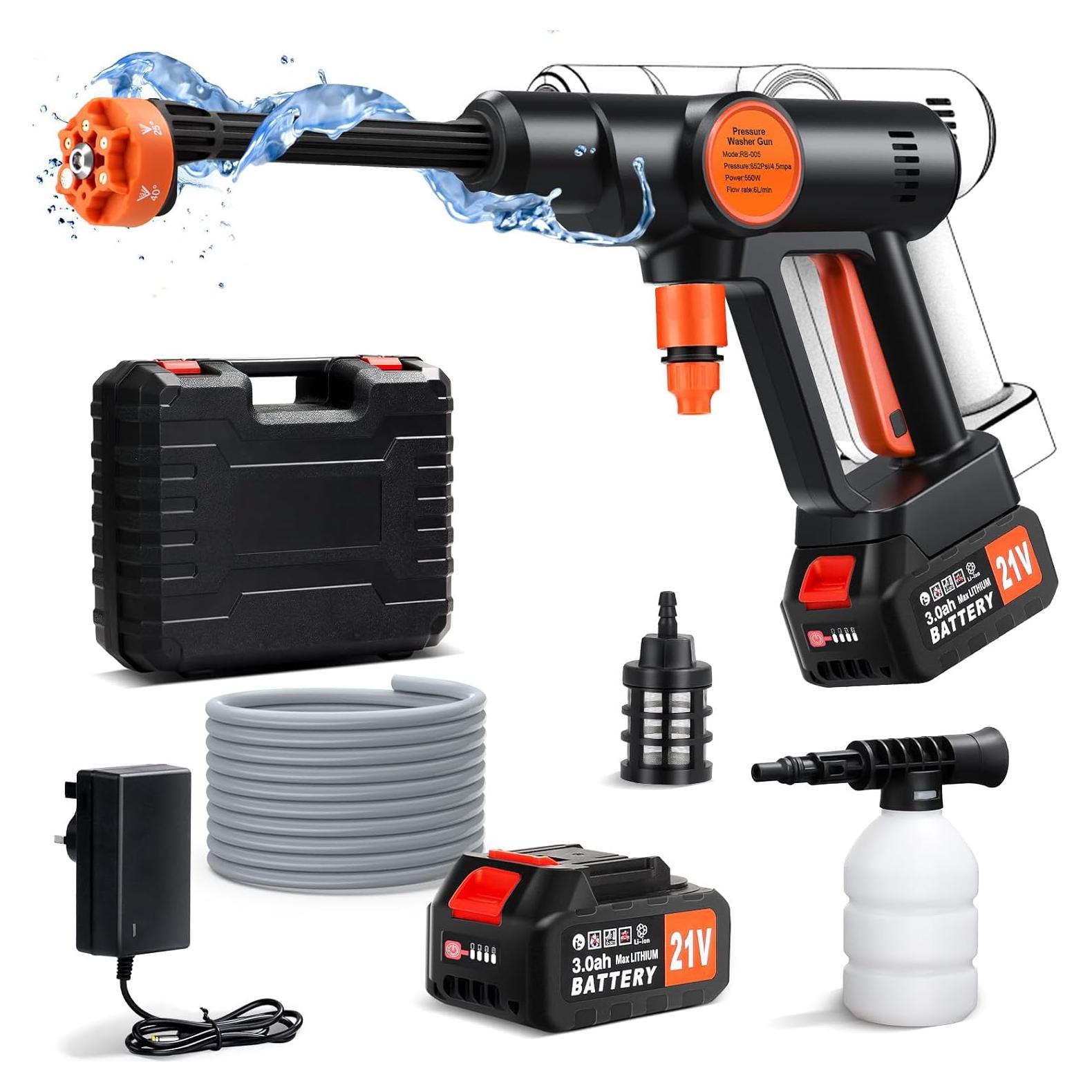 Lavadora a Presión Eléctrica Denqir RB-005 652 PSI 4.5 LPM