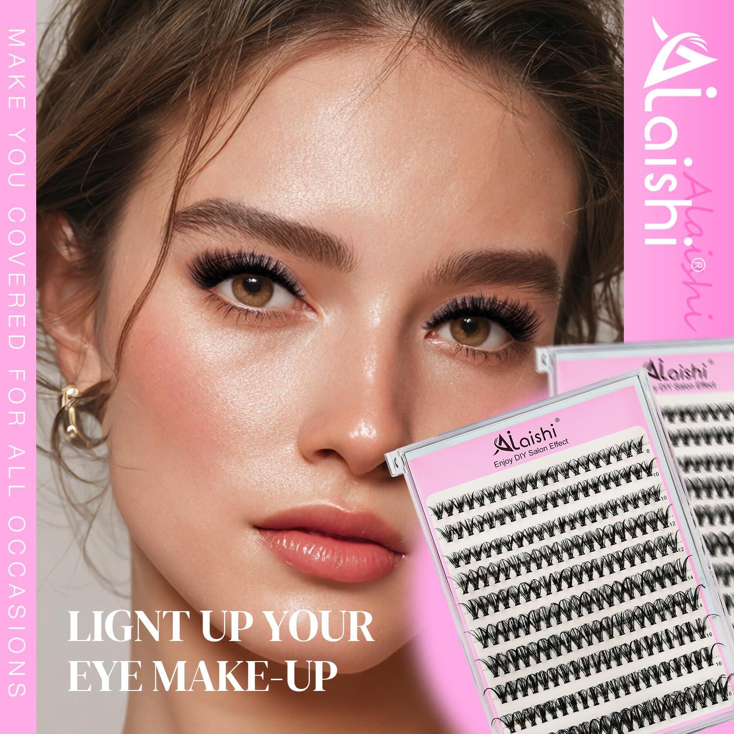 Pestañas Autoadhesivas AILAISHI 200pcs 8-18mm D Curl