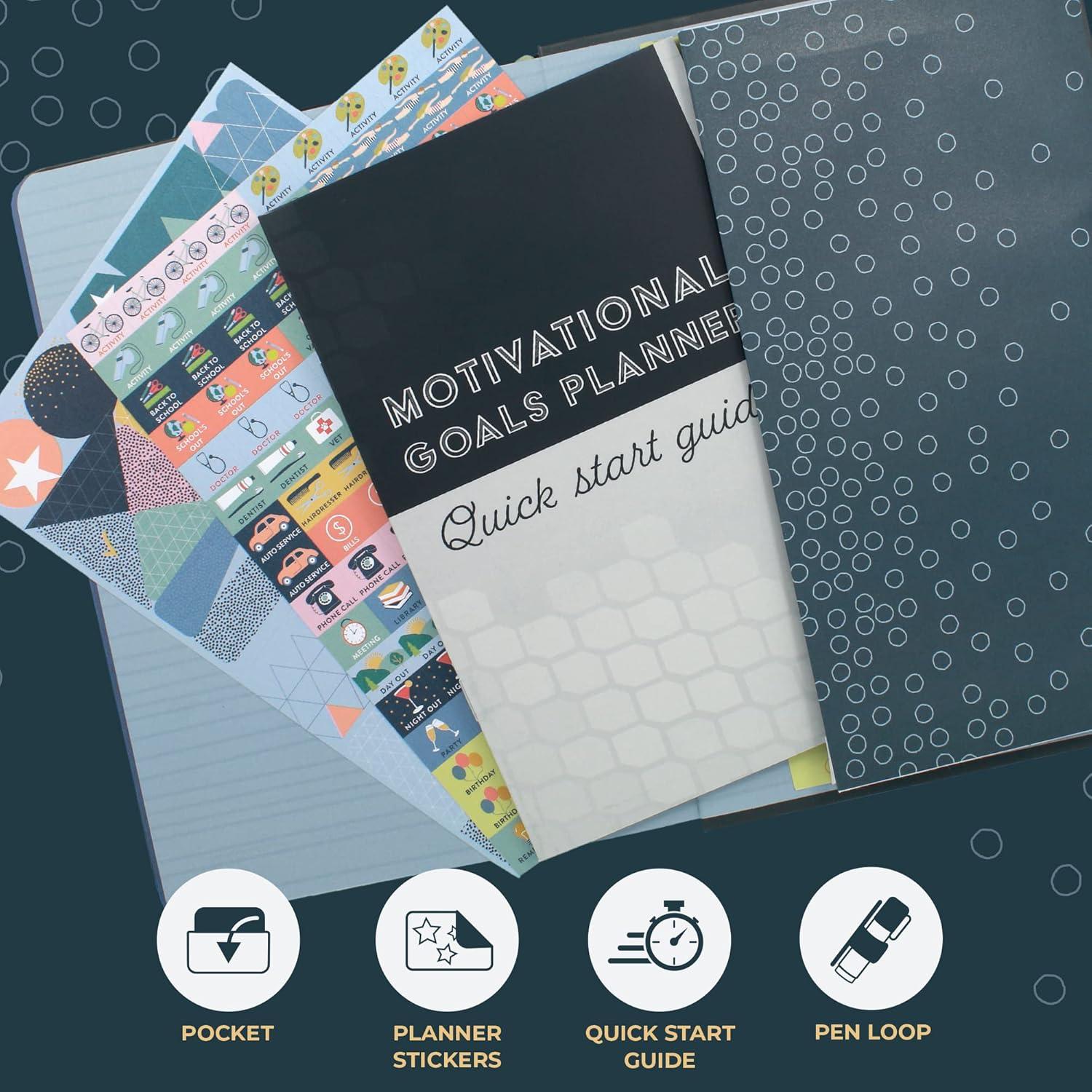 Planificador de Metas Boxclever Press A5 Iridescente 12 Meses