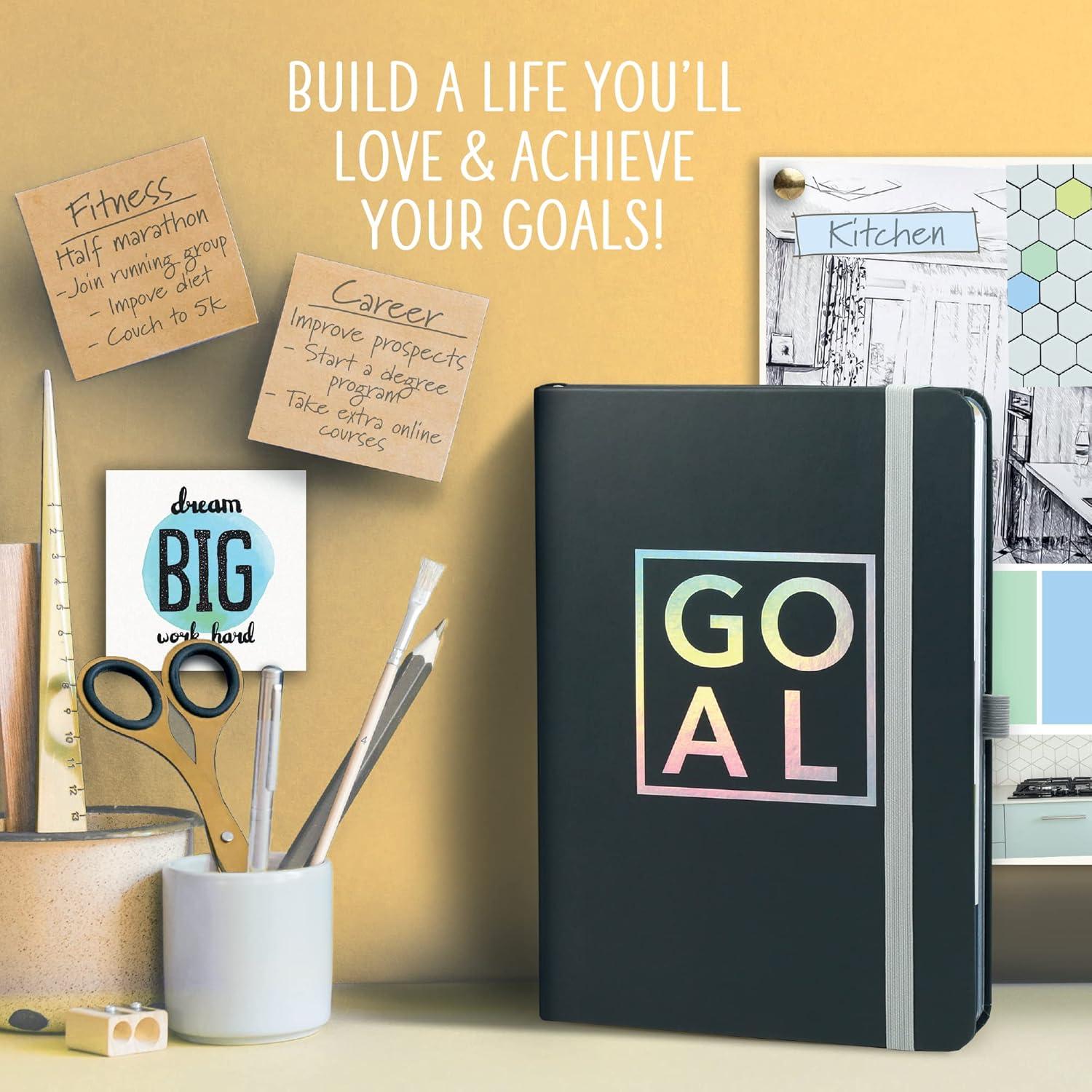 Planificador de Metas Boxclever Press A5 Iridescente 12 Meses