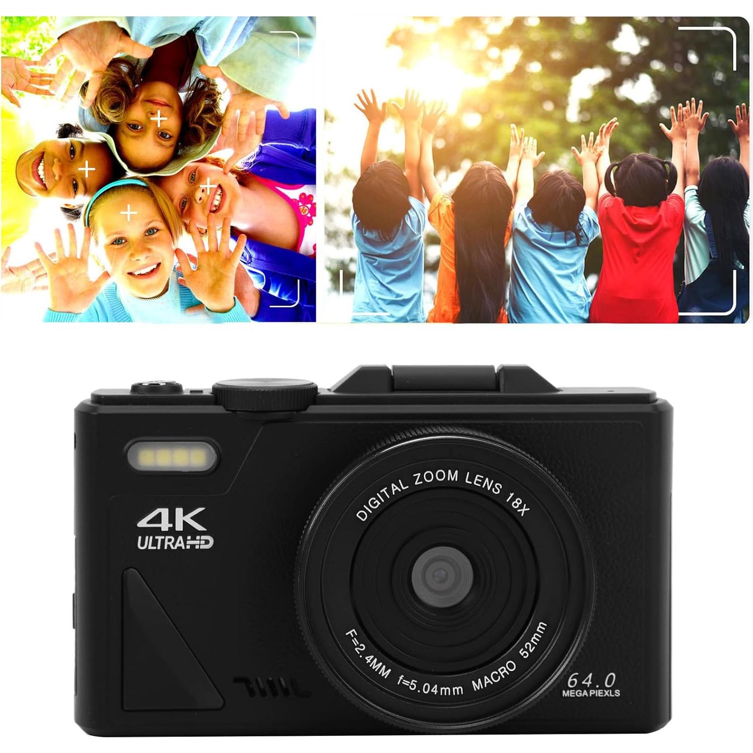 Cámara Digital 64MP CCYLEZ 4K Zoom 18X Pantalla 3"