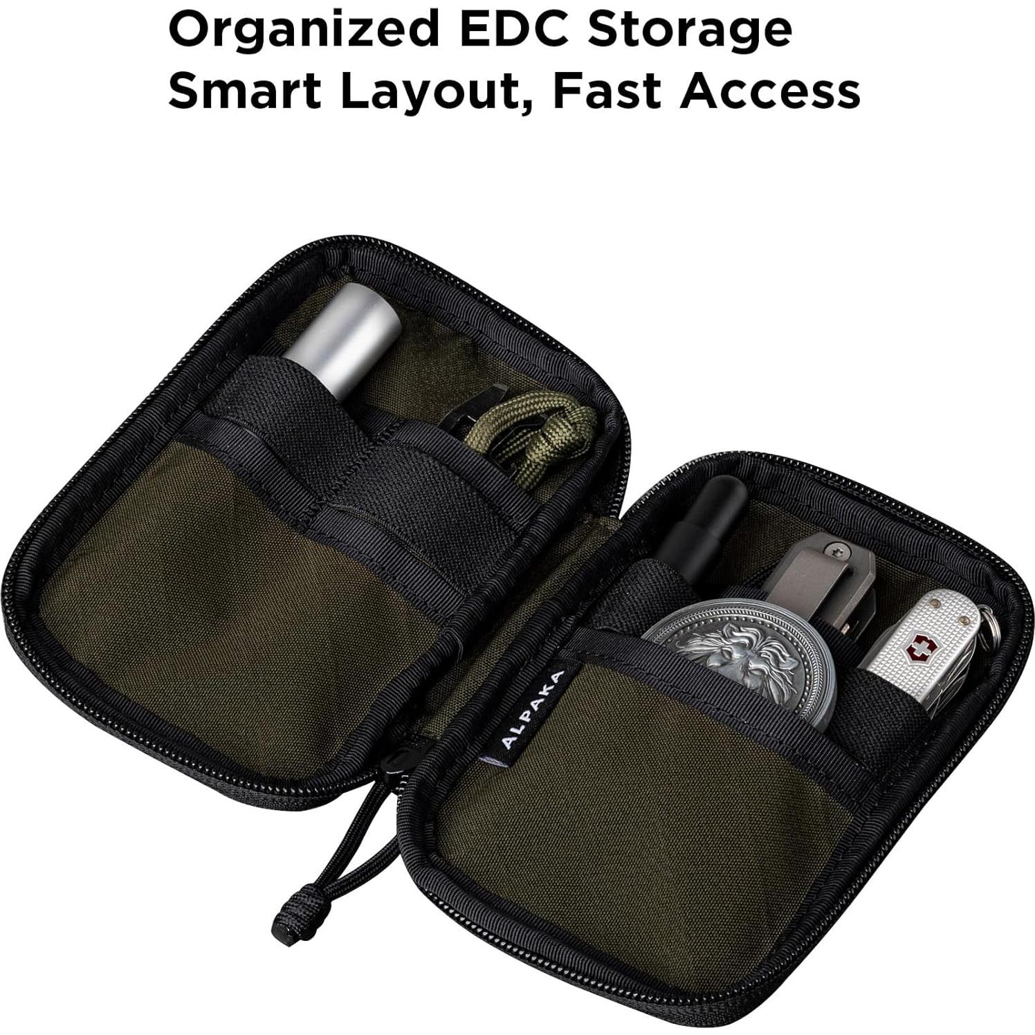 ALPAKA HUB Pouch Pro Verde Militar - Organizador EDC Compacto