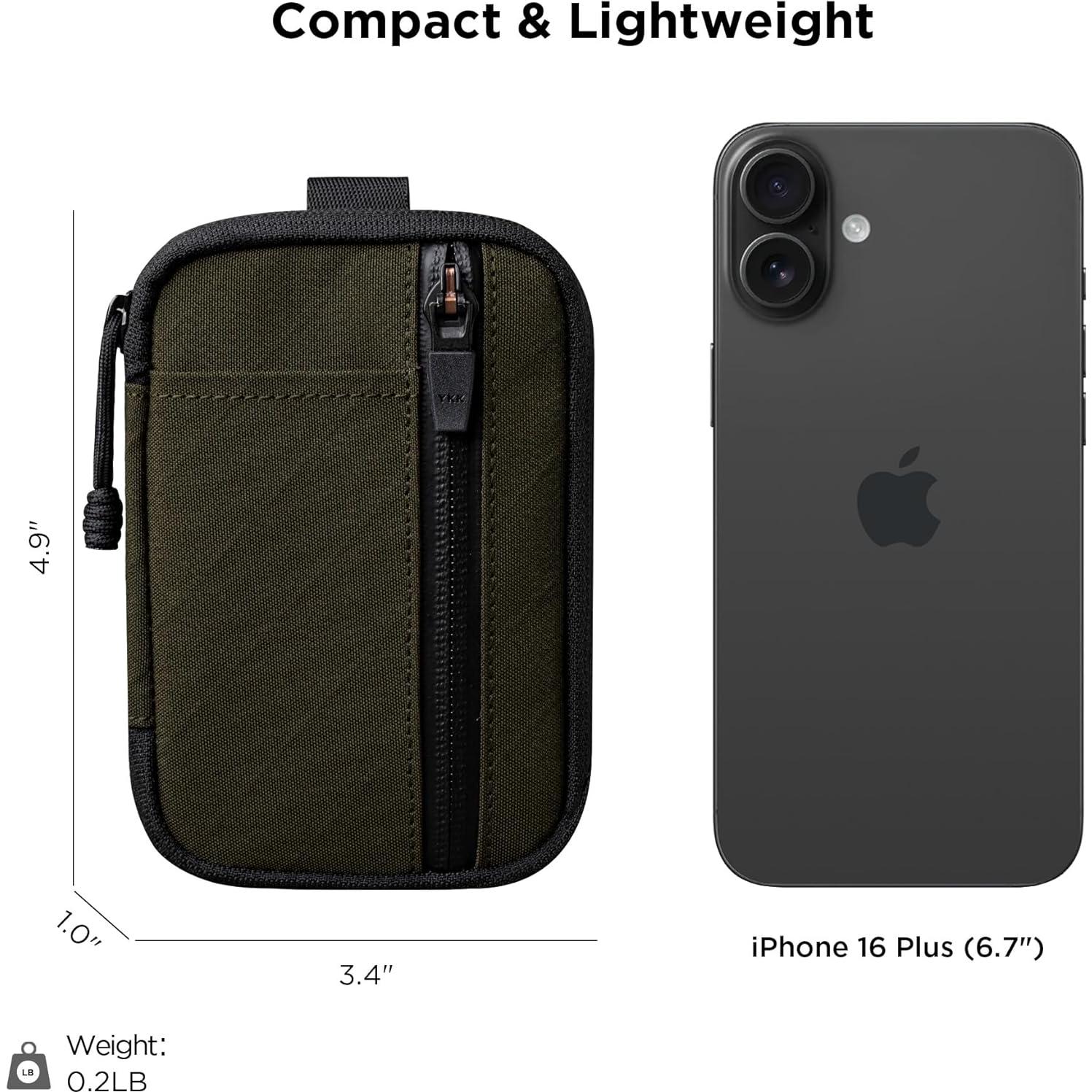 ALPAKA HUB Pouch Pro Verde Militar - Organizador EDC Compacto